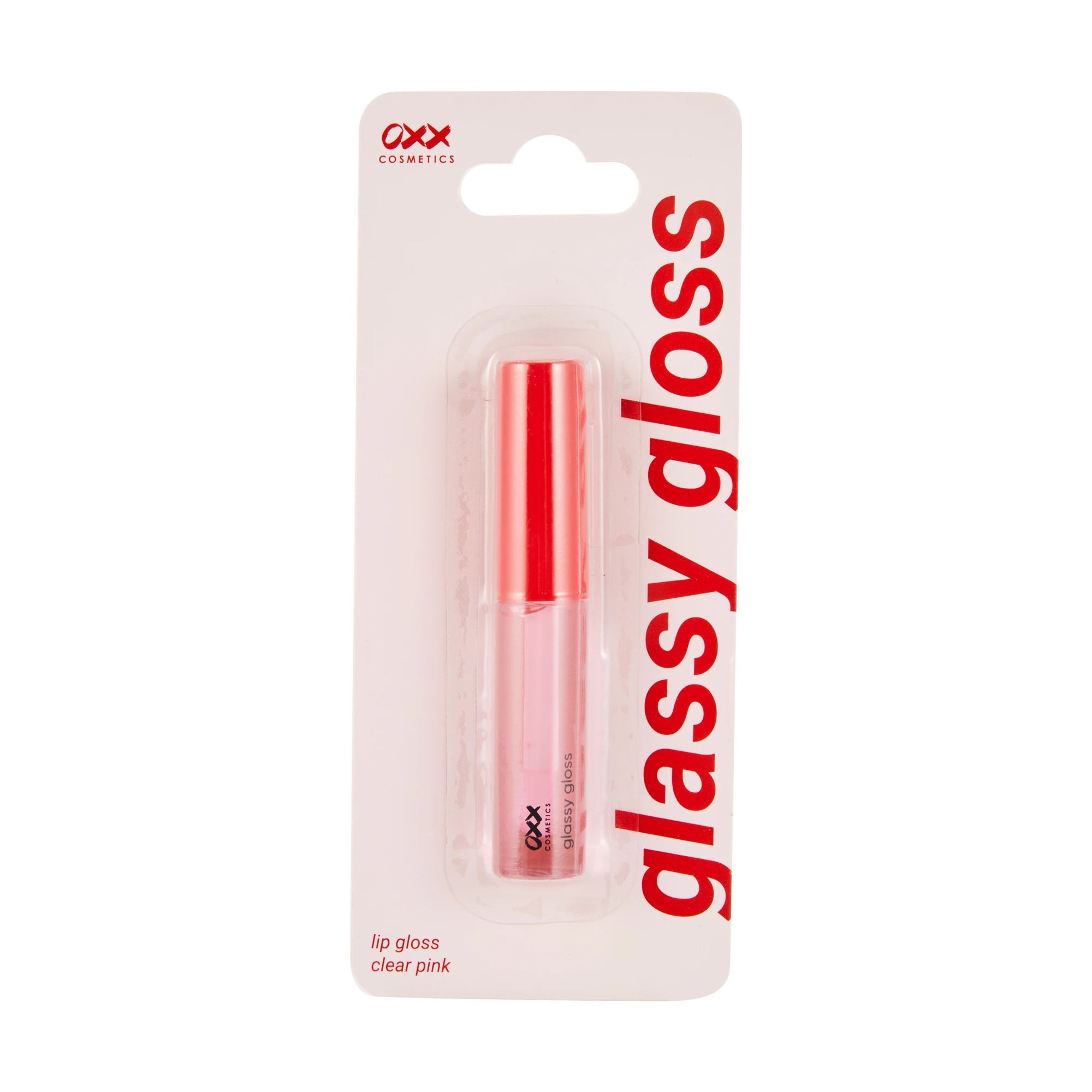 1 OXX Cosmetics Glassy Gloss Lip Gloss - Clear Pink, 1 of 6