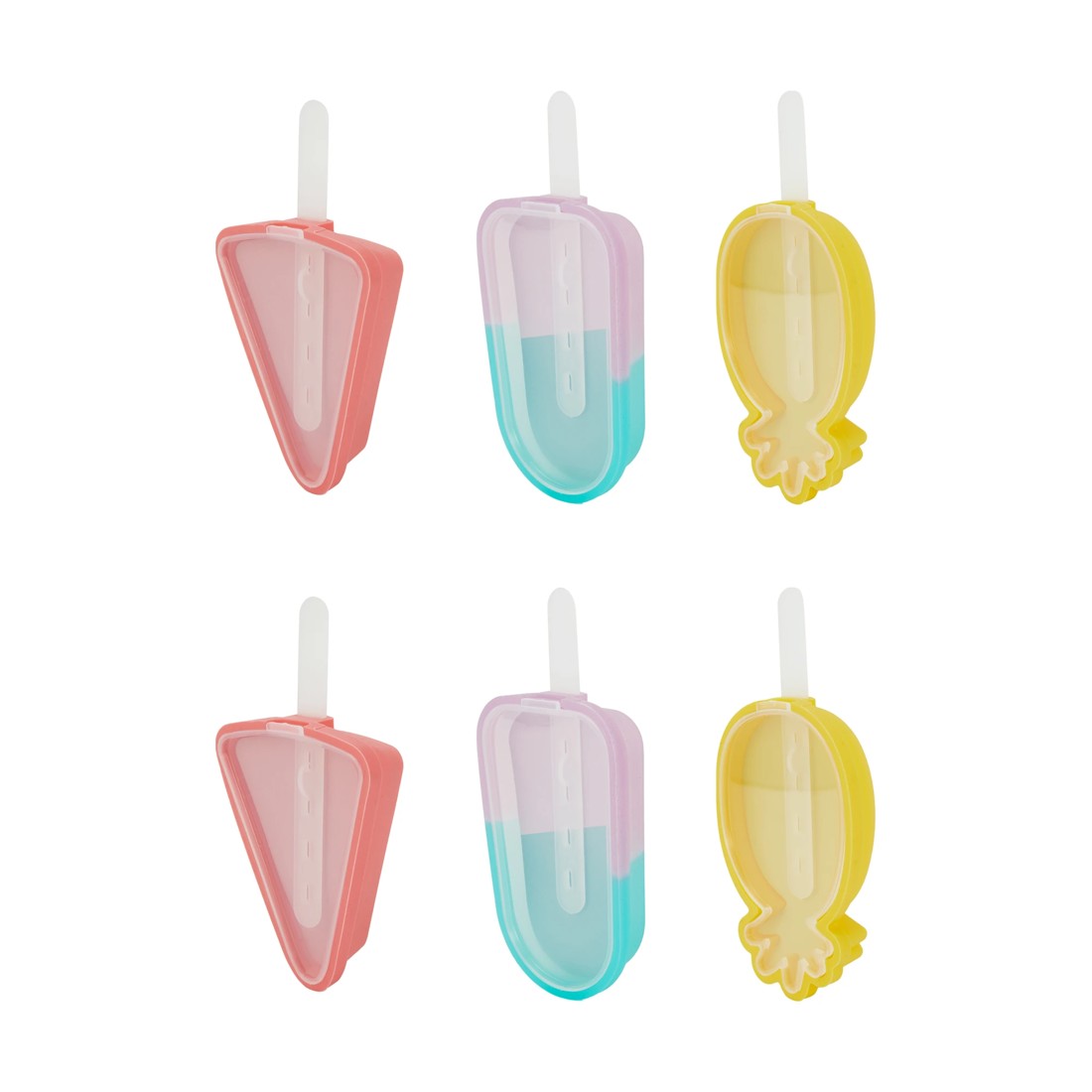 2 2 Pack Silicone Icy Pole Makers - Assorted, 2 of 6