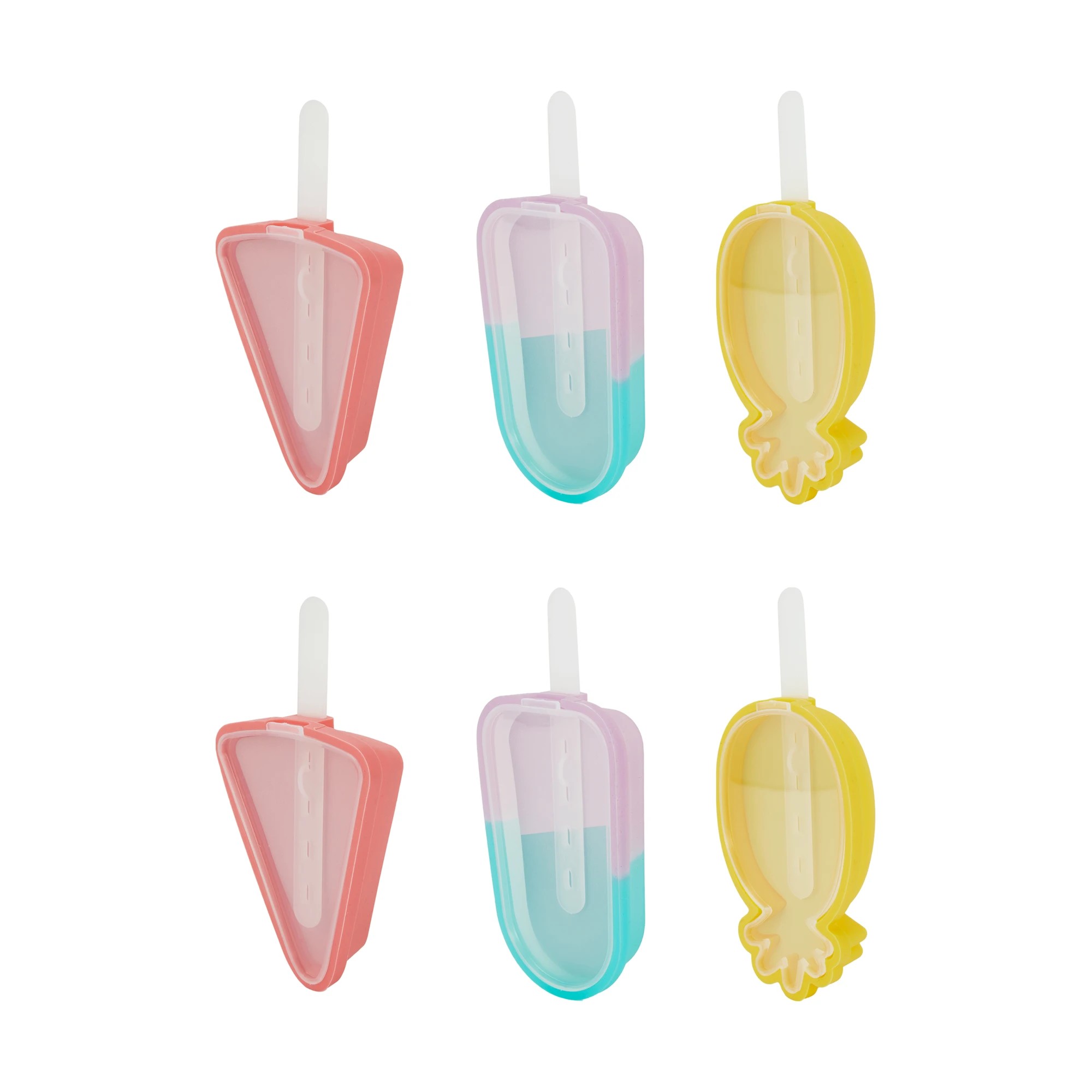 2 2 Pack Silicone Icy Pole Makers - Assorted, 2 of 6