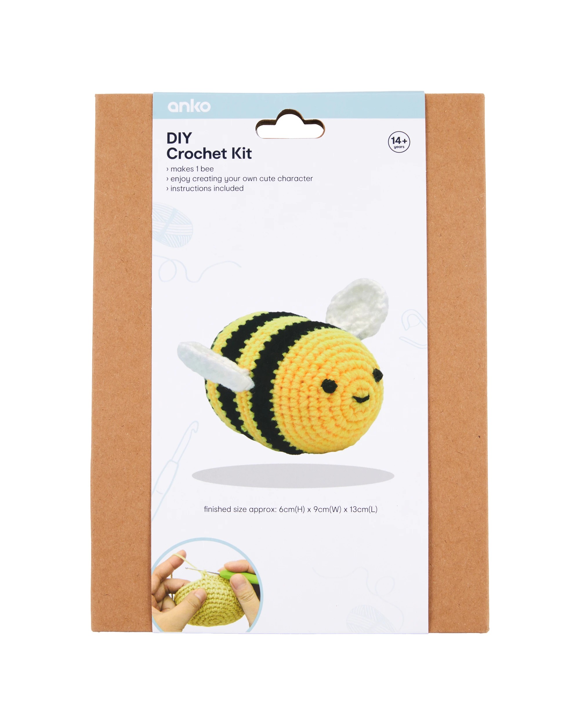 1 DIY Crochet Kit - Bee, 1 of 3