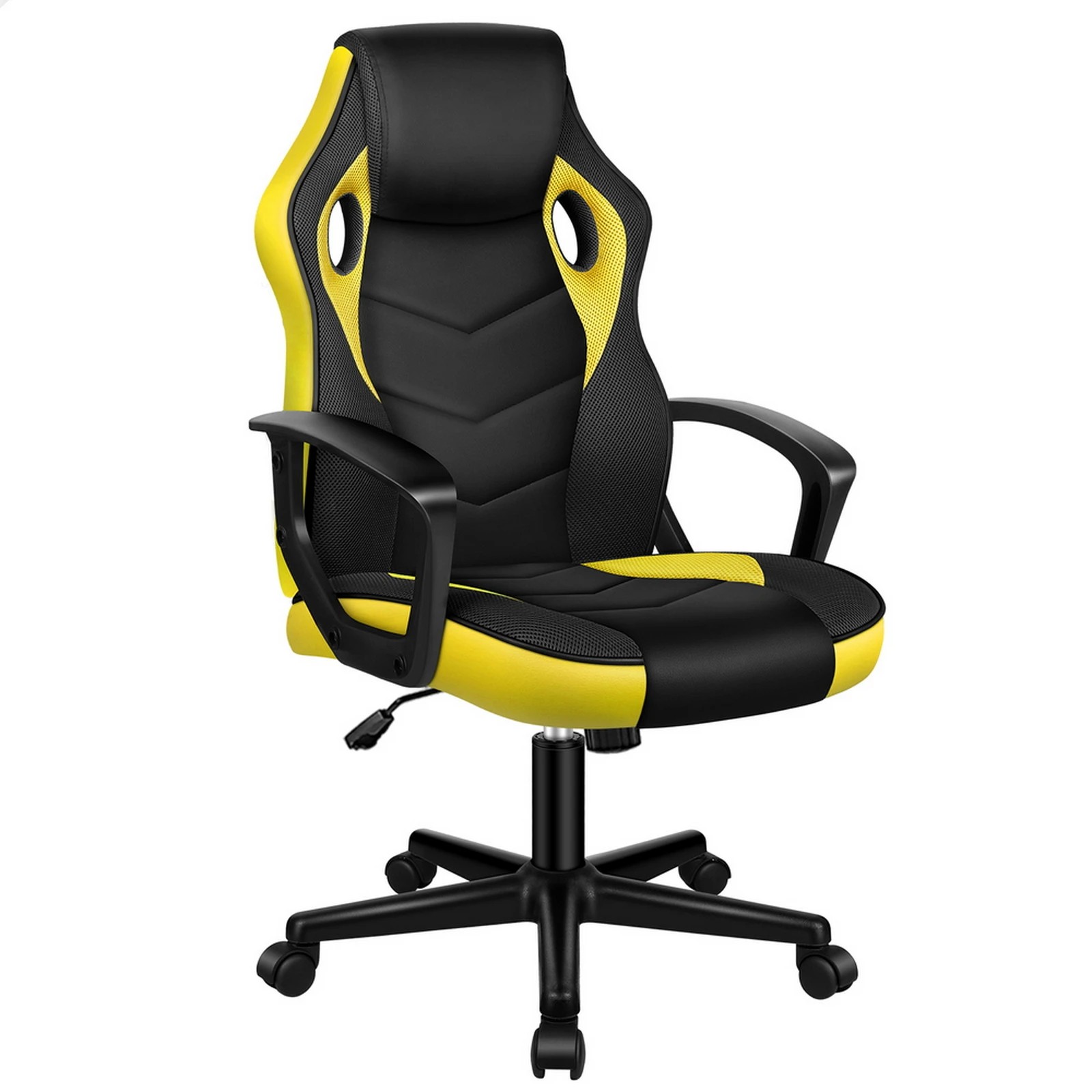 1 Alfordson Gaming Chair Racing Office Executive Computer Seat Work - Yellow, 1 of 9