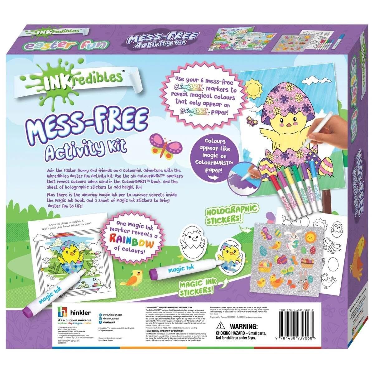 9 INKredibles Easter Fun ColourBurst Mess-Free Activity Kit - Book, 9 of 9
