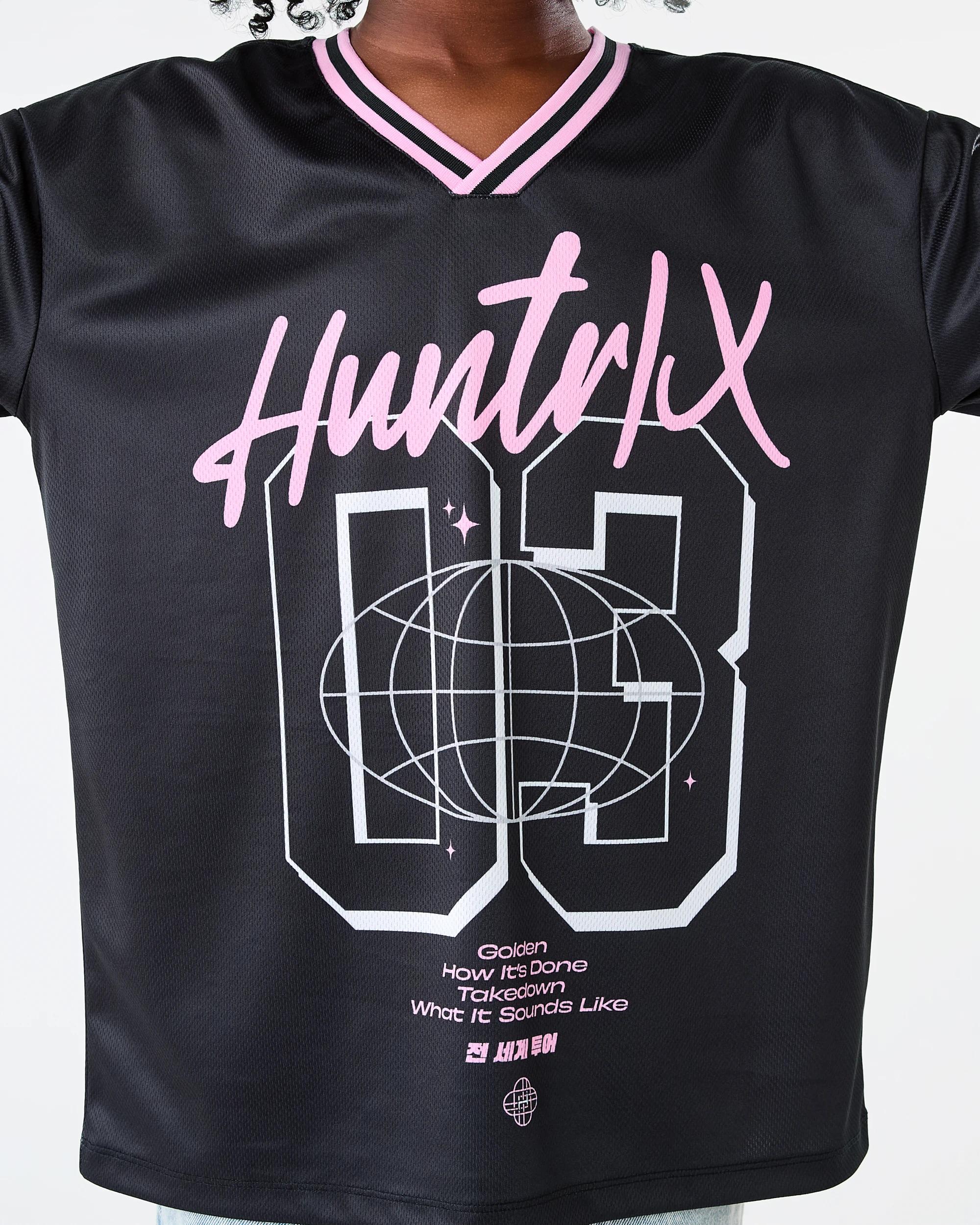 4 KPop Demon Hunters License V-Neck Mesh T-shirt Black Dh, 4 of 9