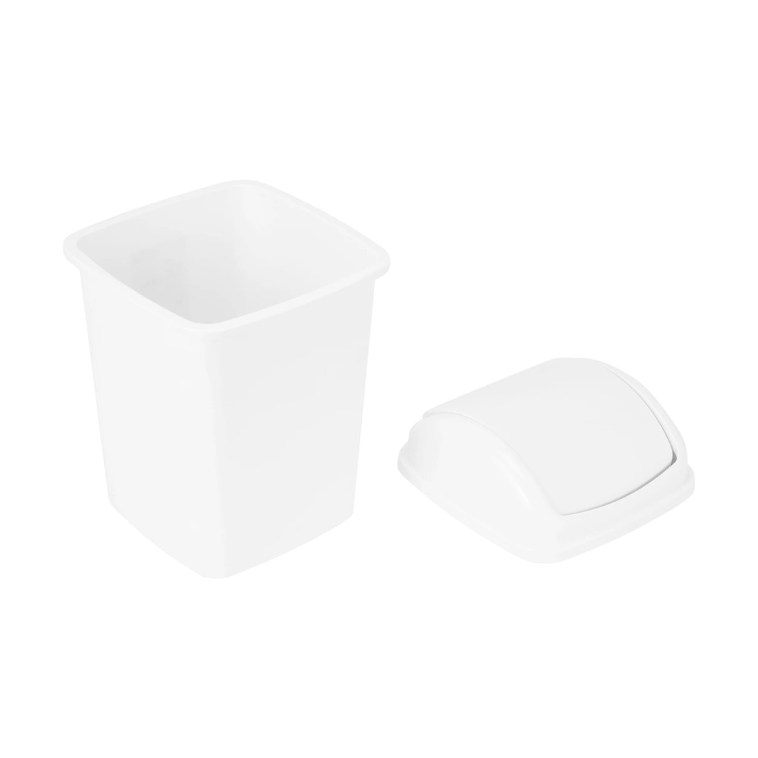 4 5L Swing Top Bin - White, 4 of 7