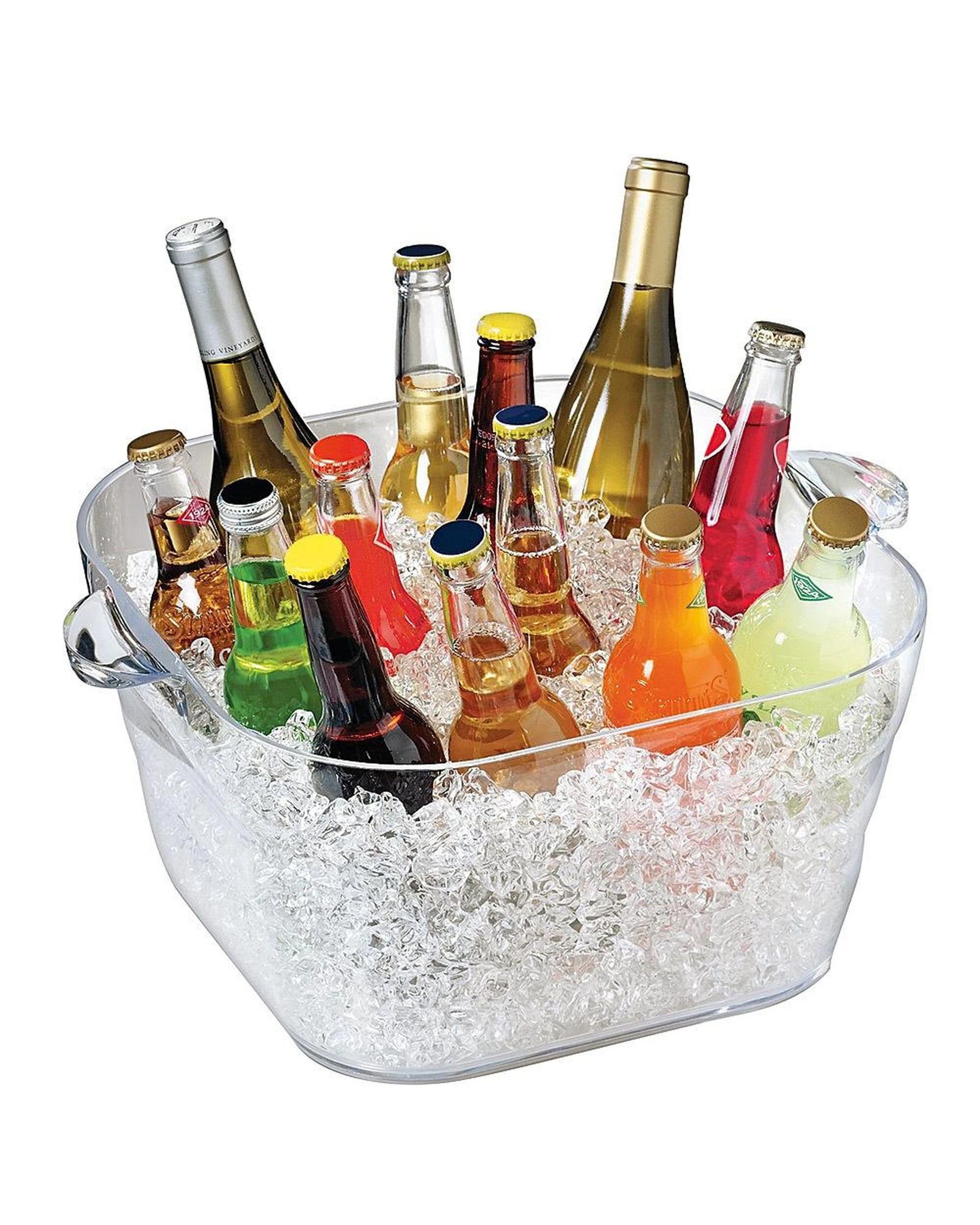 1 Serroni Square Party Tub Clear  16.6 Litre, 1 of 1