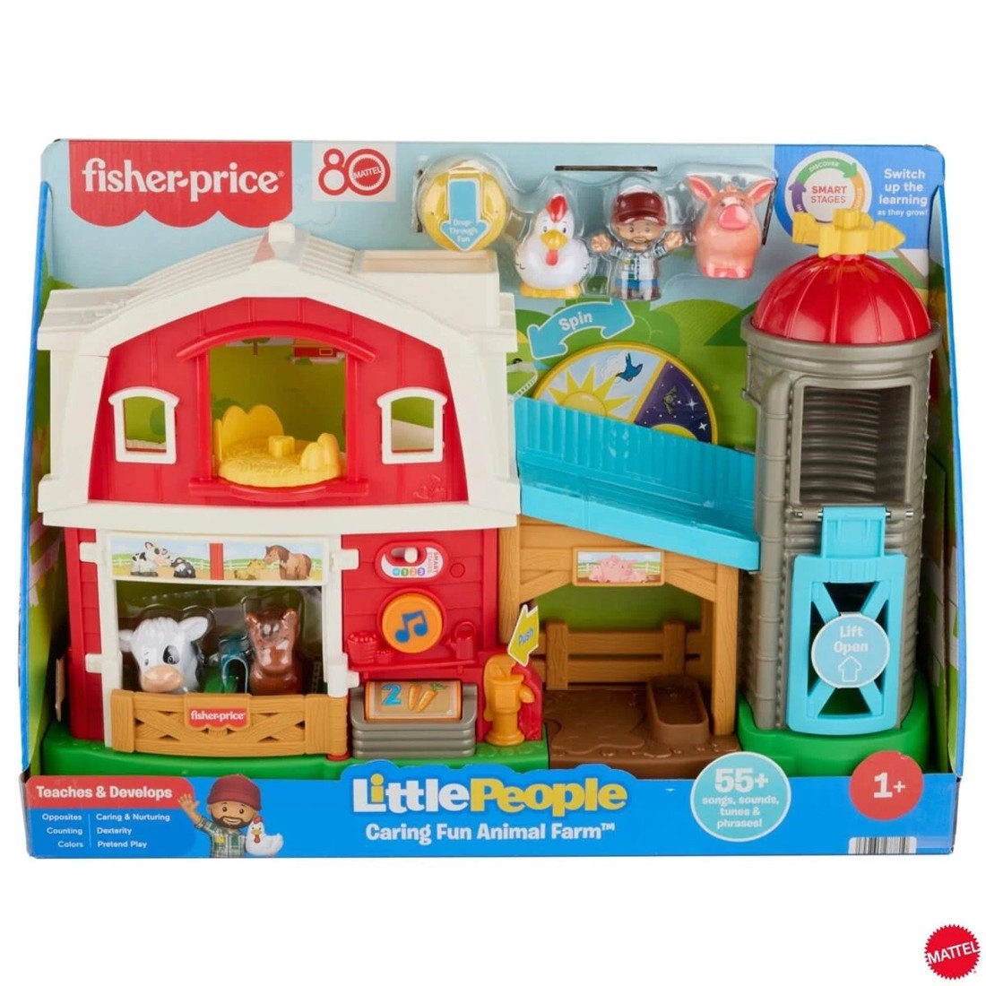 1 Fisher-Price Little People Caring Fun Animal Farm Playset, 1 of 6