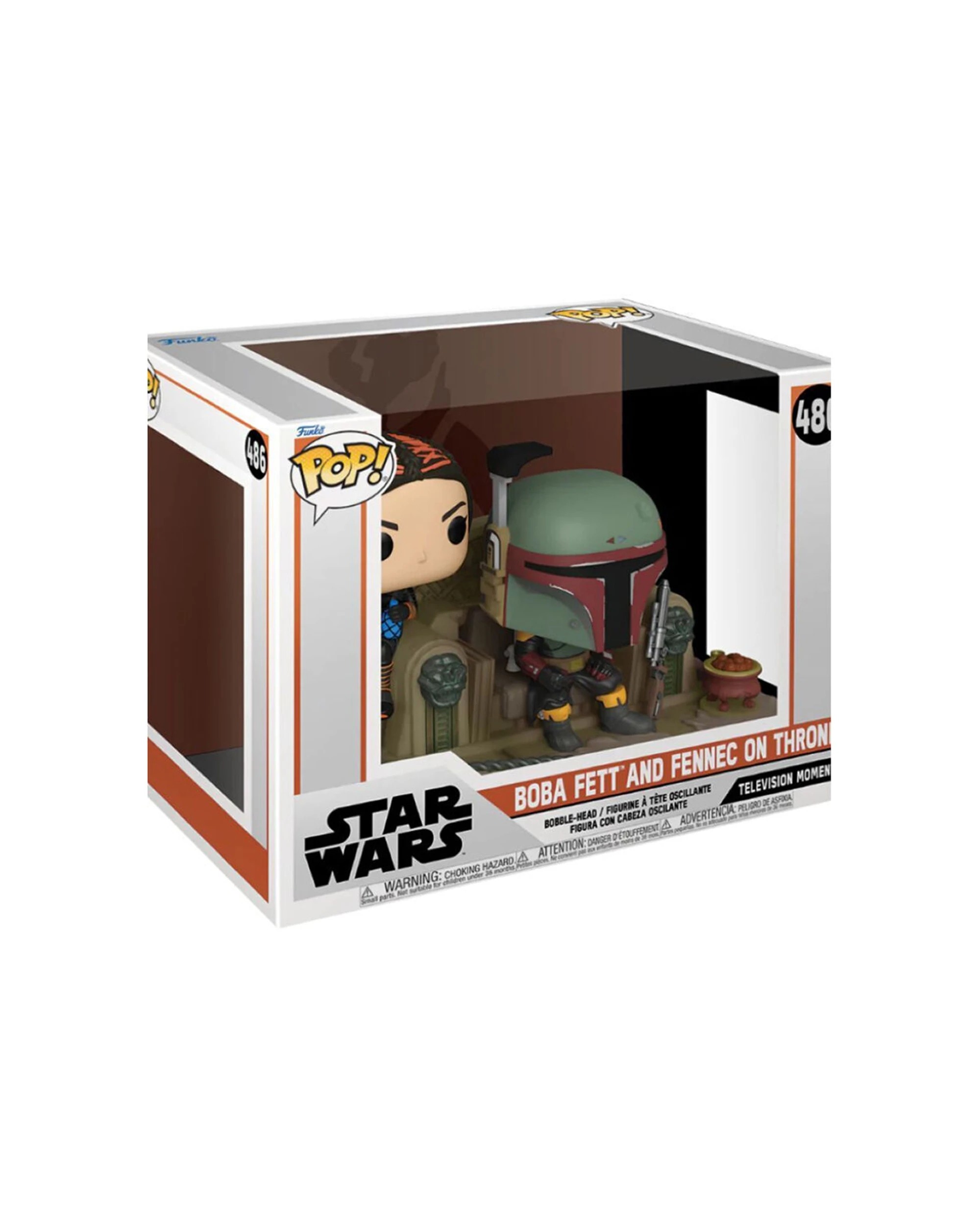 2 Star Wars Pop Moment Action Figure Boba Fett Fennec Shand Vinyl Bobblehead - Multi, 2 of 3