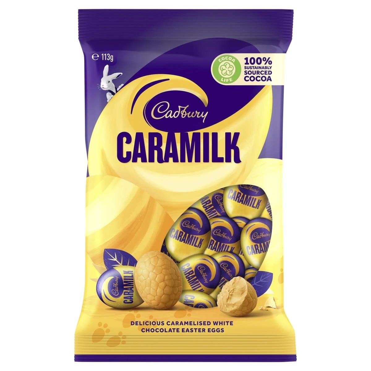 1 Cadbury Caramilk Easter Egg Bag 113g, 1 of 3