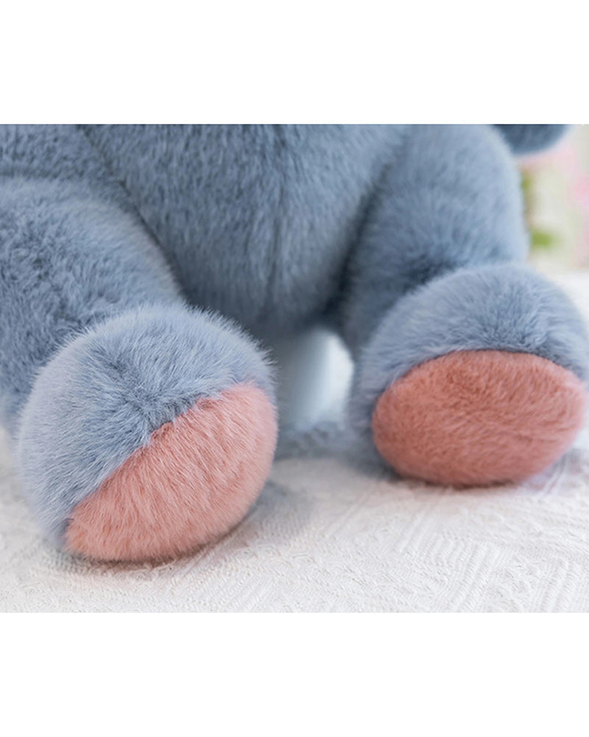 2 Cotton More Large Elephant Plush Toy Soft Stuffed Animal 60cm - Blue, 2 of 4