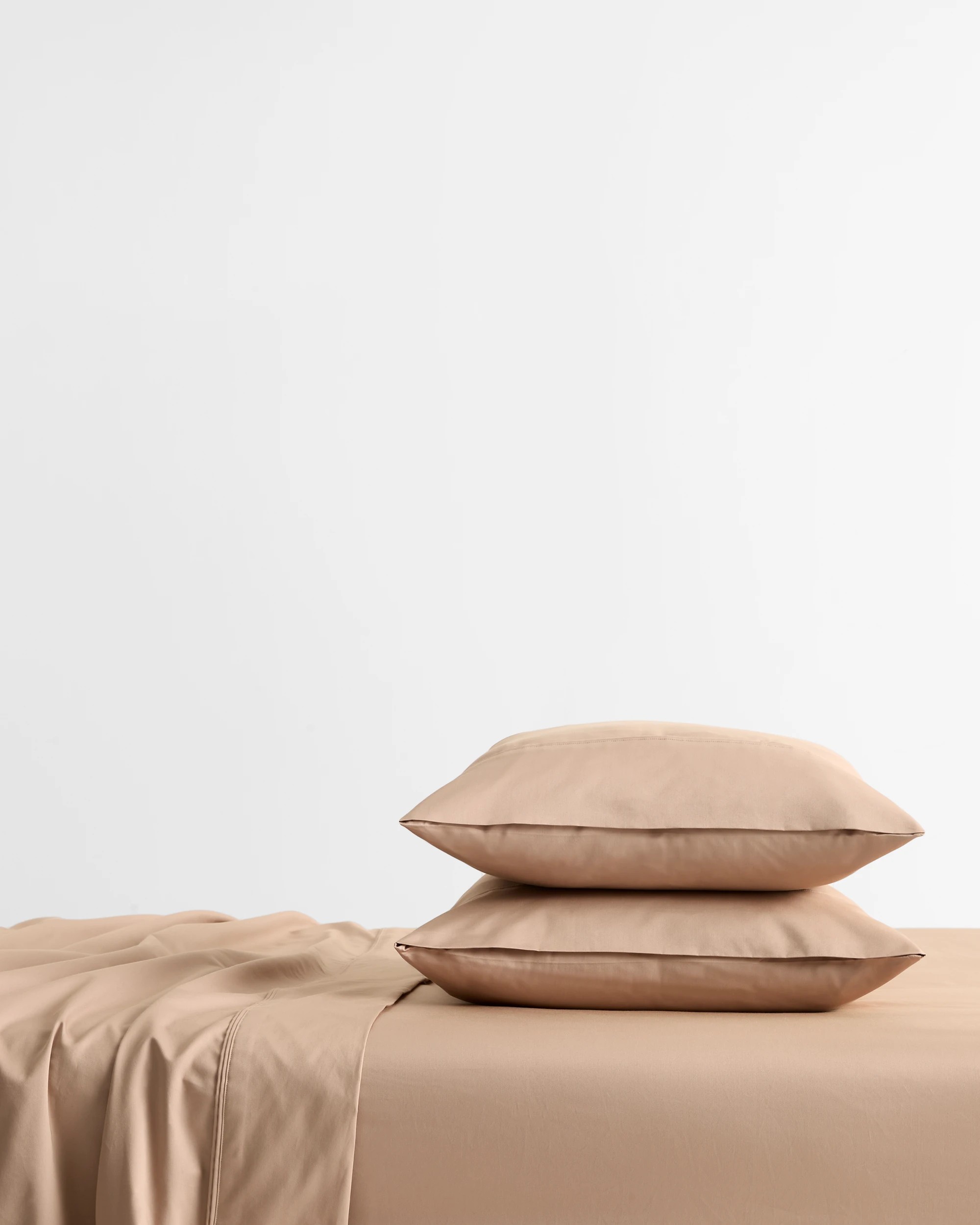 1 Target Egyptian Cotton 600 Thread Count Deep Fitted Sheet - King Bed - Natural, 1 of 1