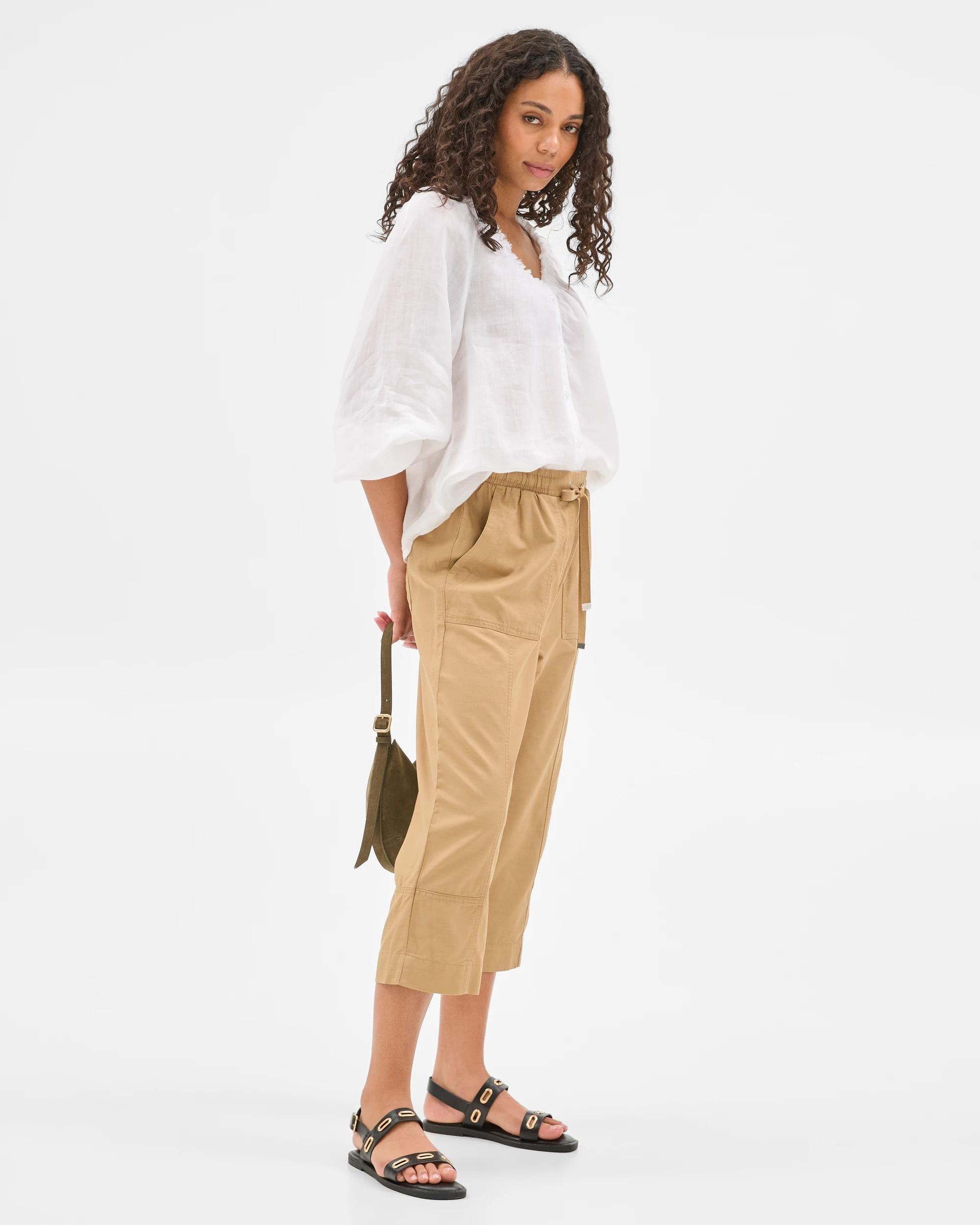 3 Target Seamed 3/4 Jogger Pants TEAKWOOD, 3 of 6