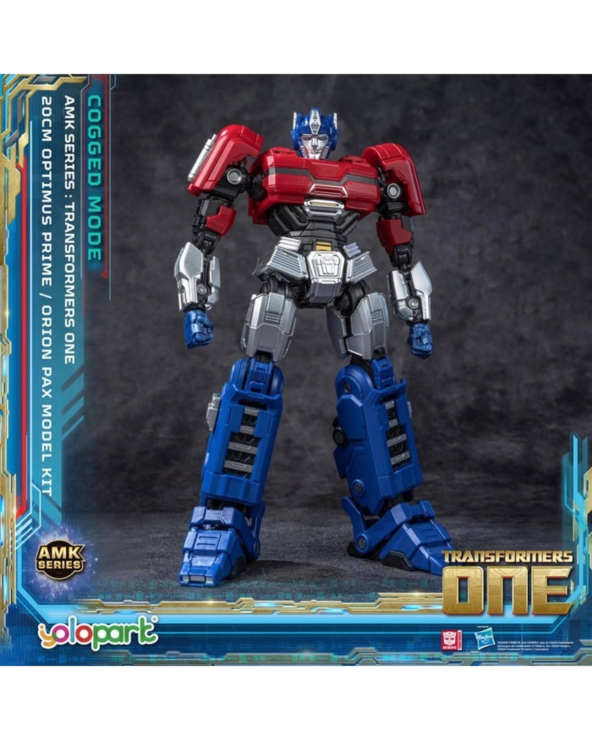 2 Yolopark Transformers One Orion Pax Optimus Prime Cogged Mode AMK Series 20cm Advance Model Kit, 2 of 6
