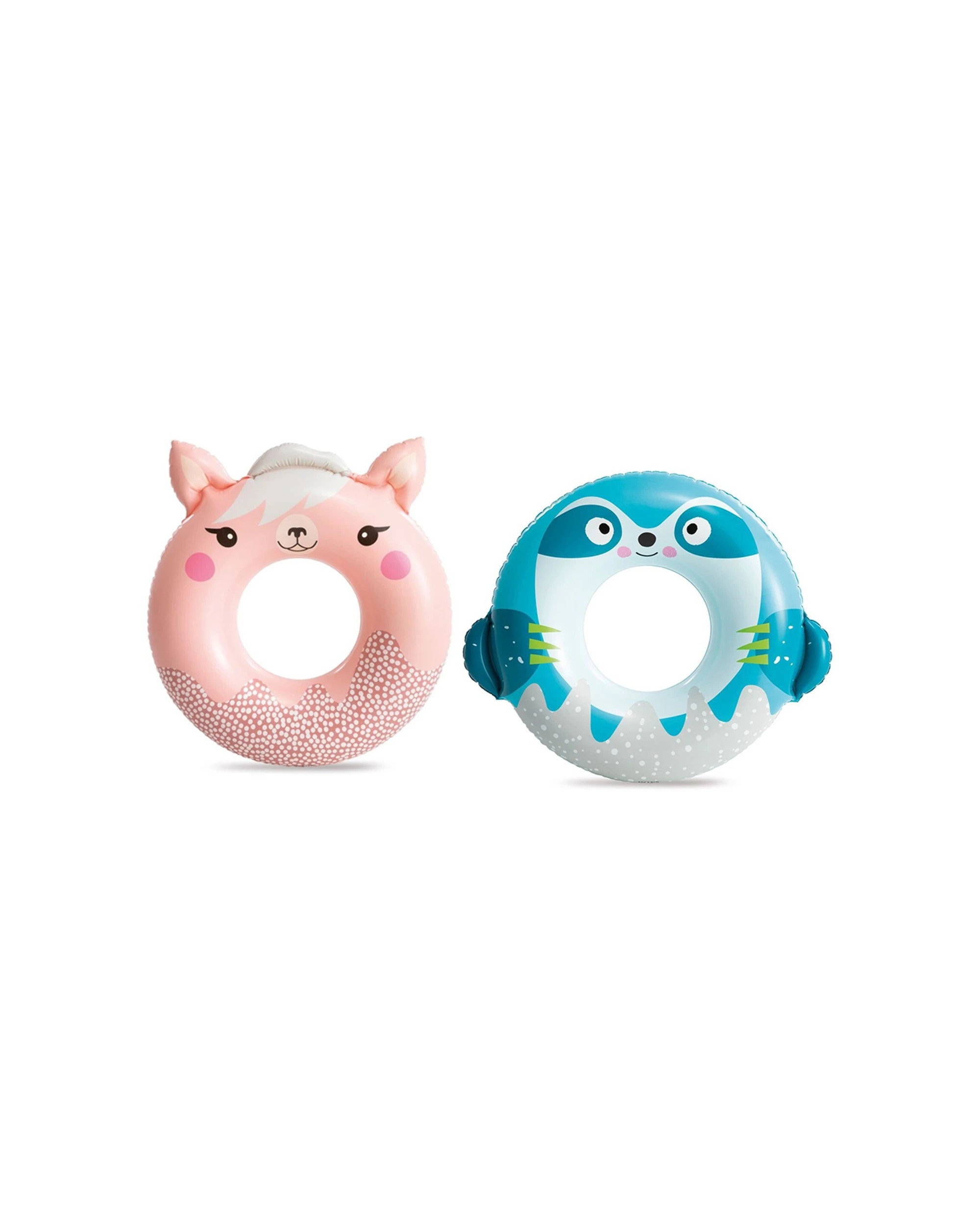 1 Intex 2PK Cute Animal Inflatable Tubes Float - Assorted, 1 of 9