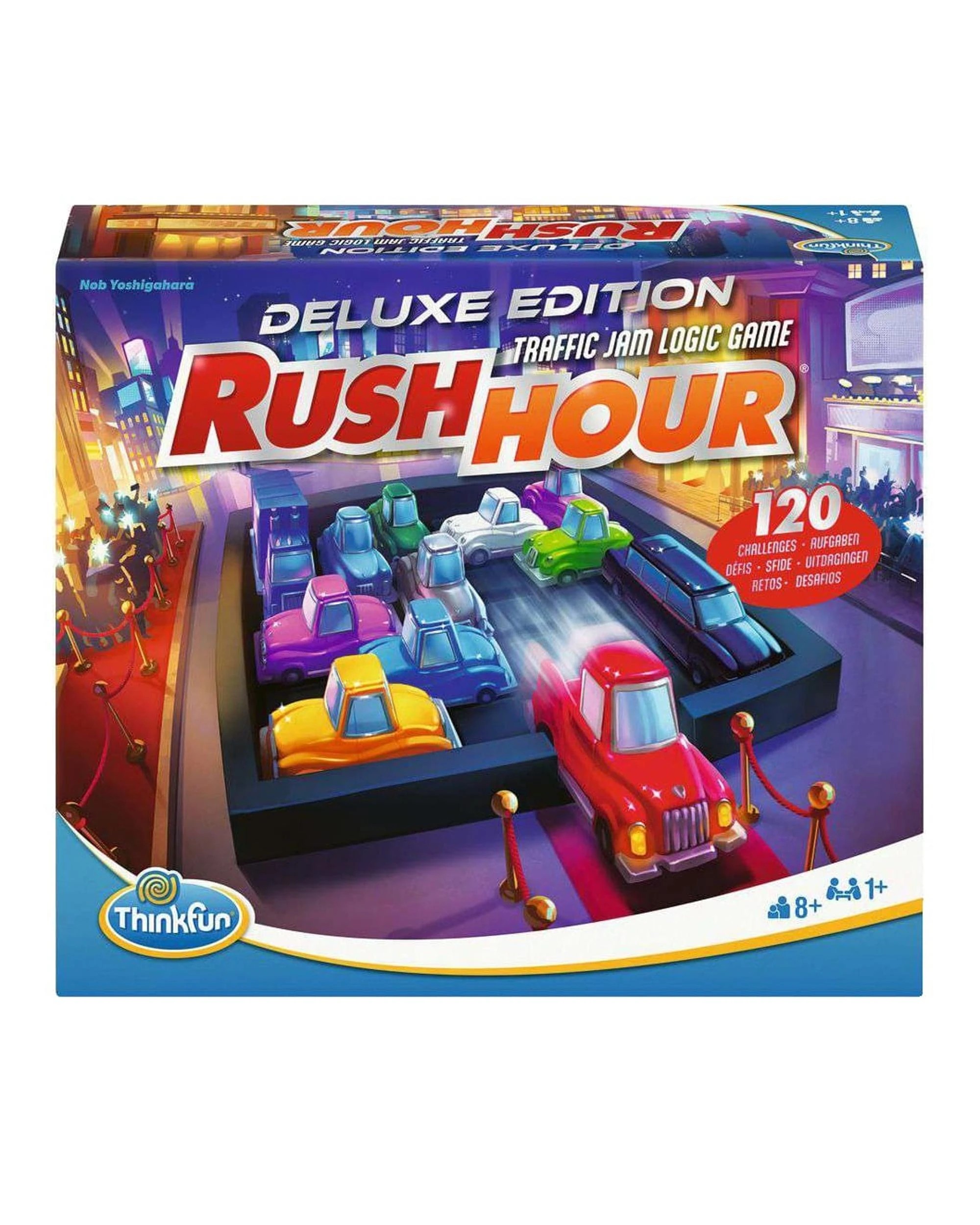 1 Thinkfun Rush Hour Deluxe Edition Board Game, 1 of 3