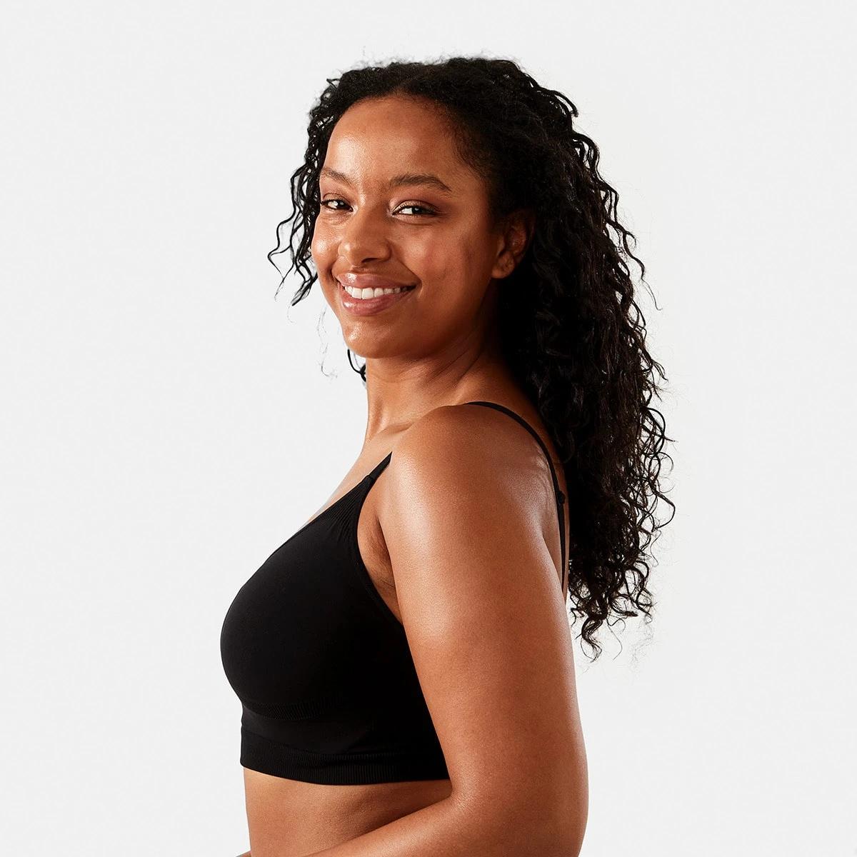 2 Seamfree Sculpting Crop Top Black, 2 of 6