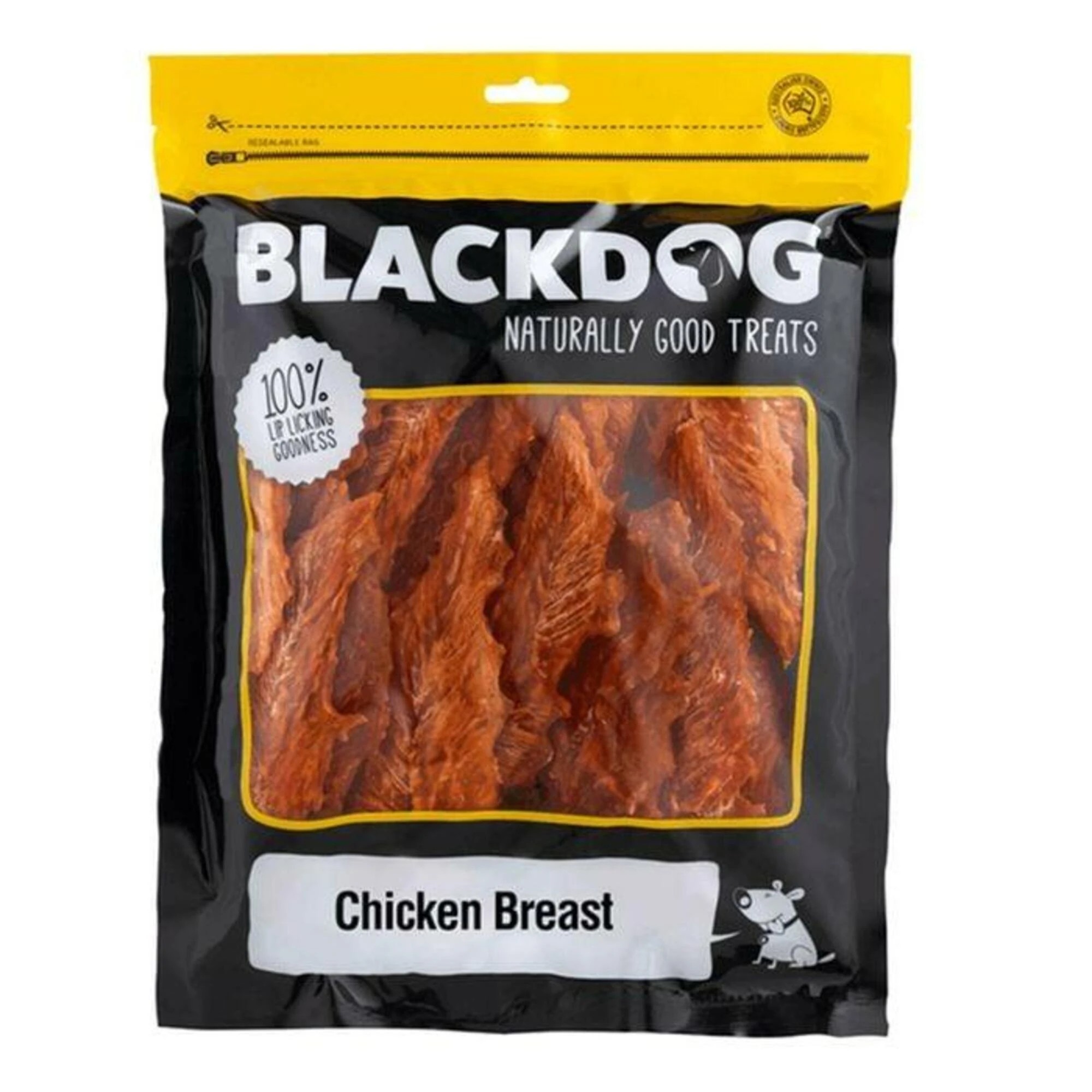 1 Blackdog Dog Treats Chicken Breast Fillet - 120g, 1 of 1