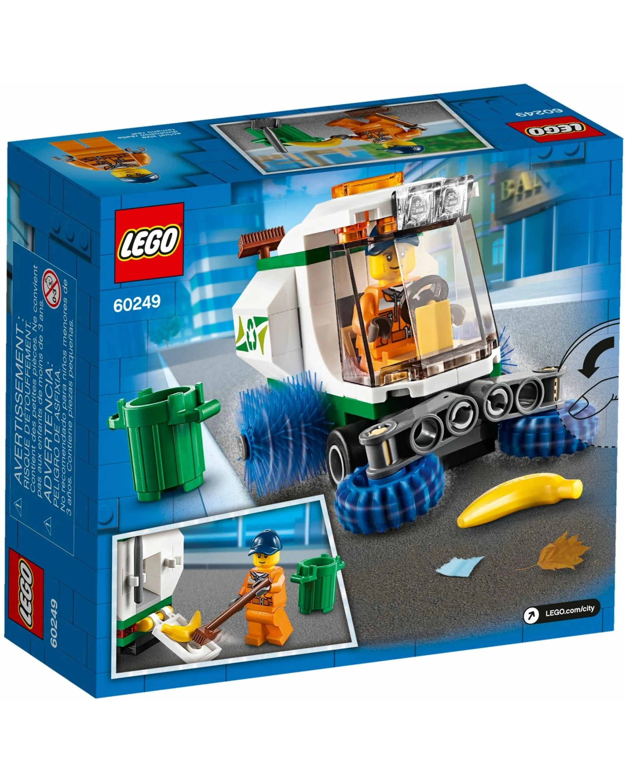 4 LEGO 60249 City Street Sweeper Truck Toy Building Set, 4 of 5