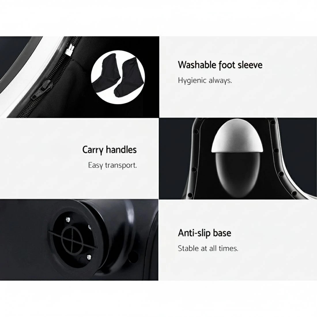 6 Livemor Foot Massager Massagers Shiatsu Electric Roller Ankle Calf Leg Kneading - Multi, 6 of 7