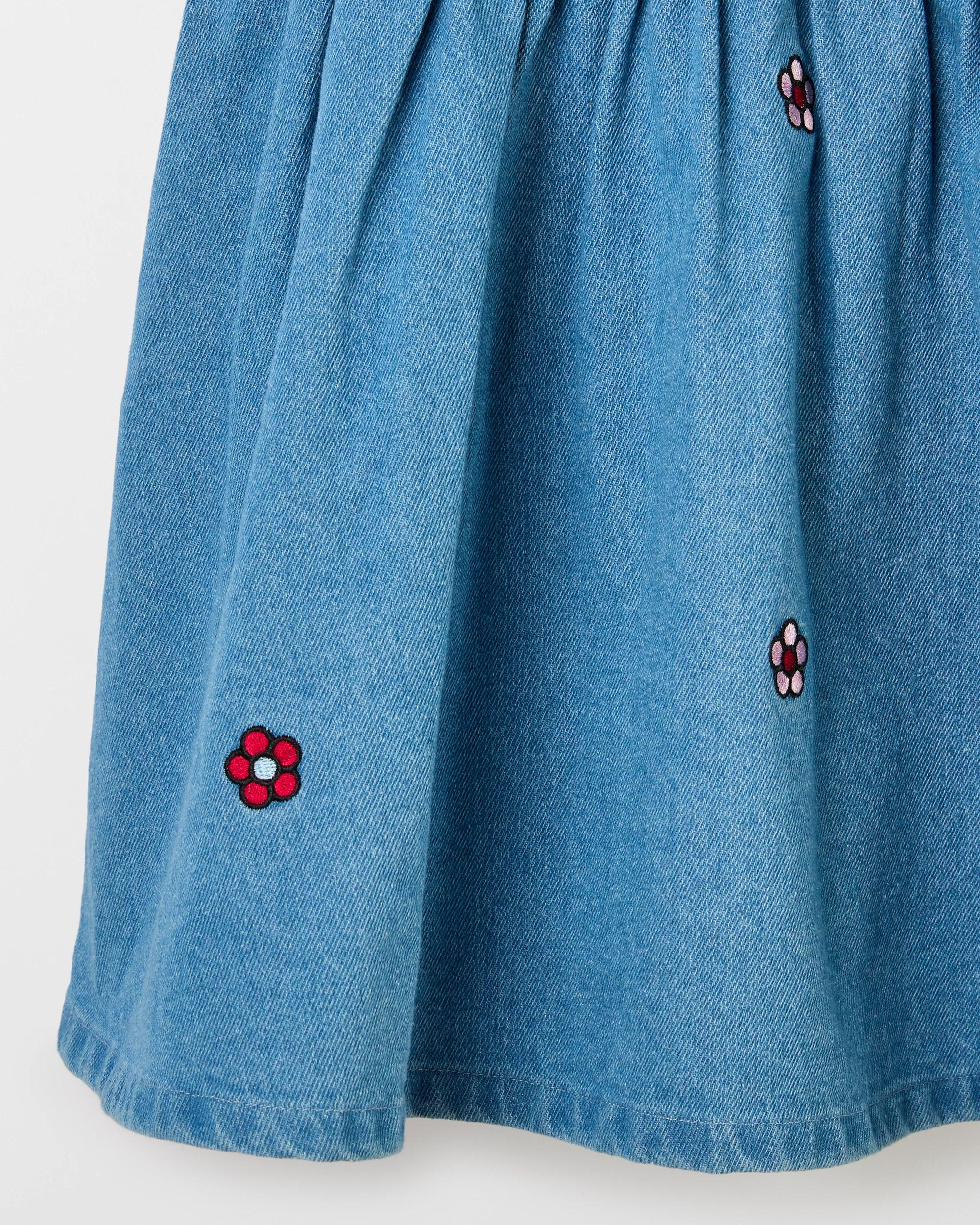 3 Hello Kitty Embroidered Dress INDIGO, 3 of 3