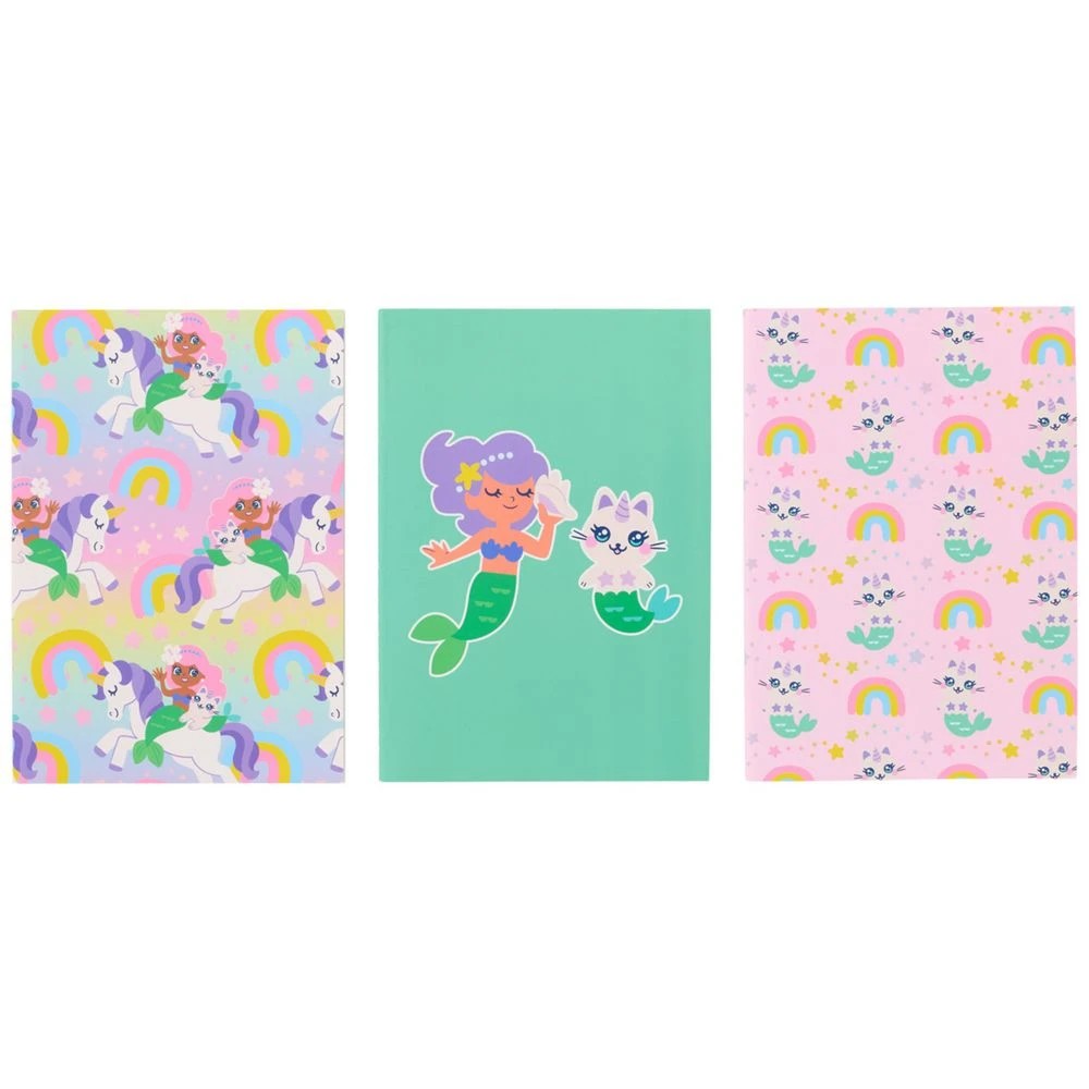 4 Studymate Purrmaid A5 Notebook 64 Pages 3 Pack, 4 of 5