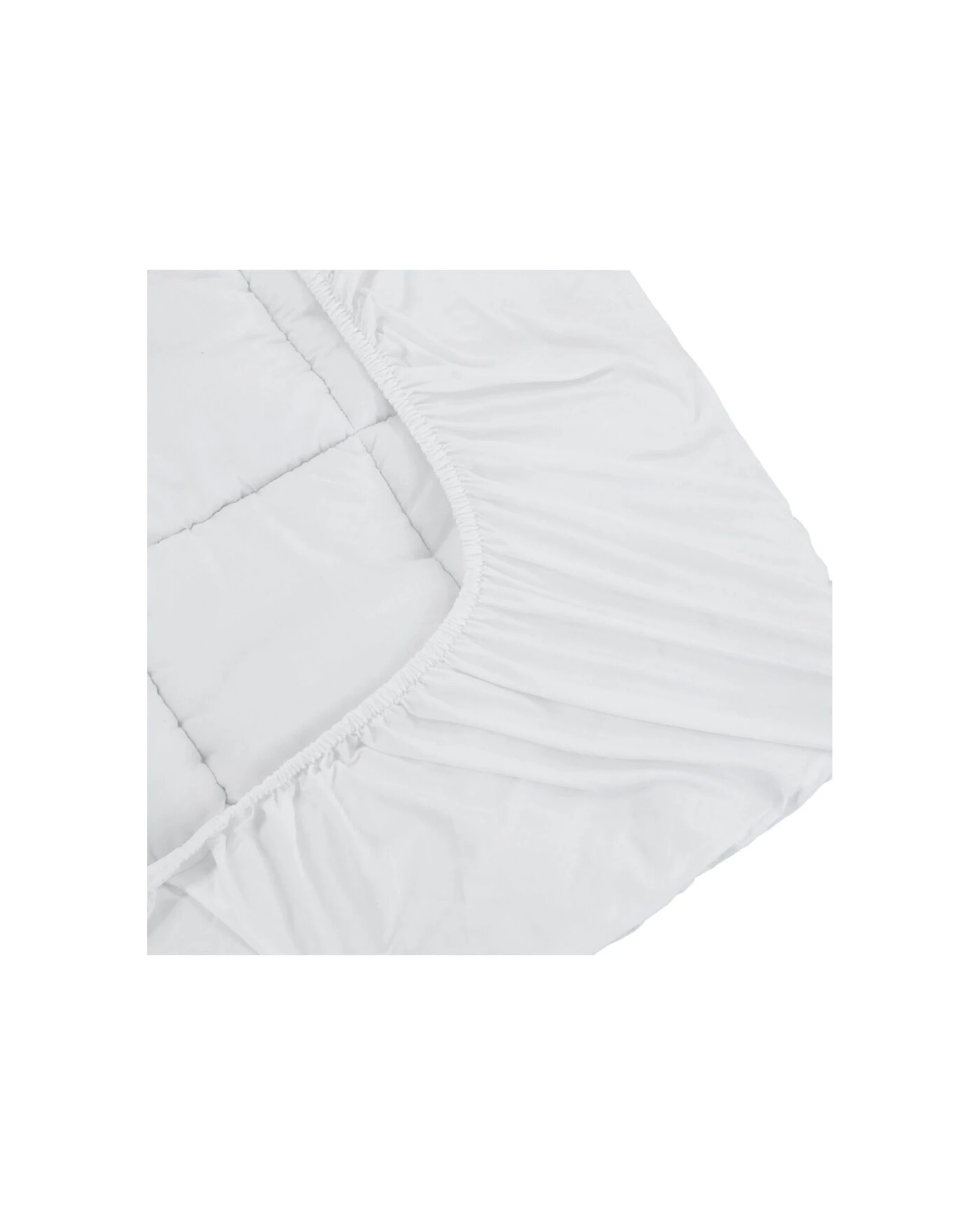 2 Grosvenor House 1000GSM Luxury Comfortable Mattress Topper King Single Bed 300TC - White, 2 of 3