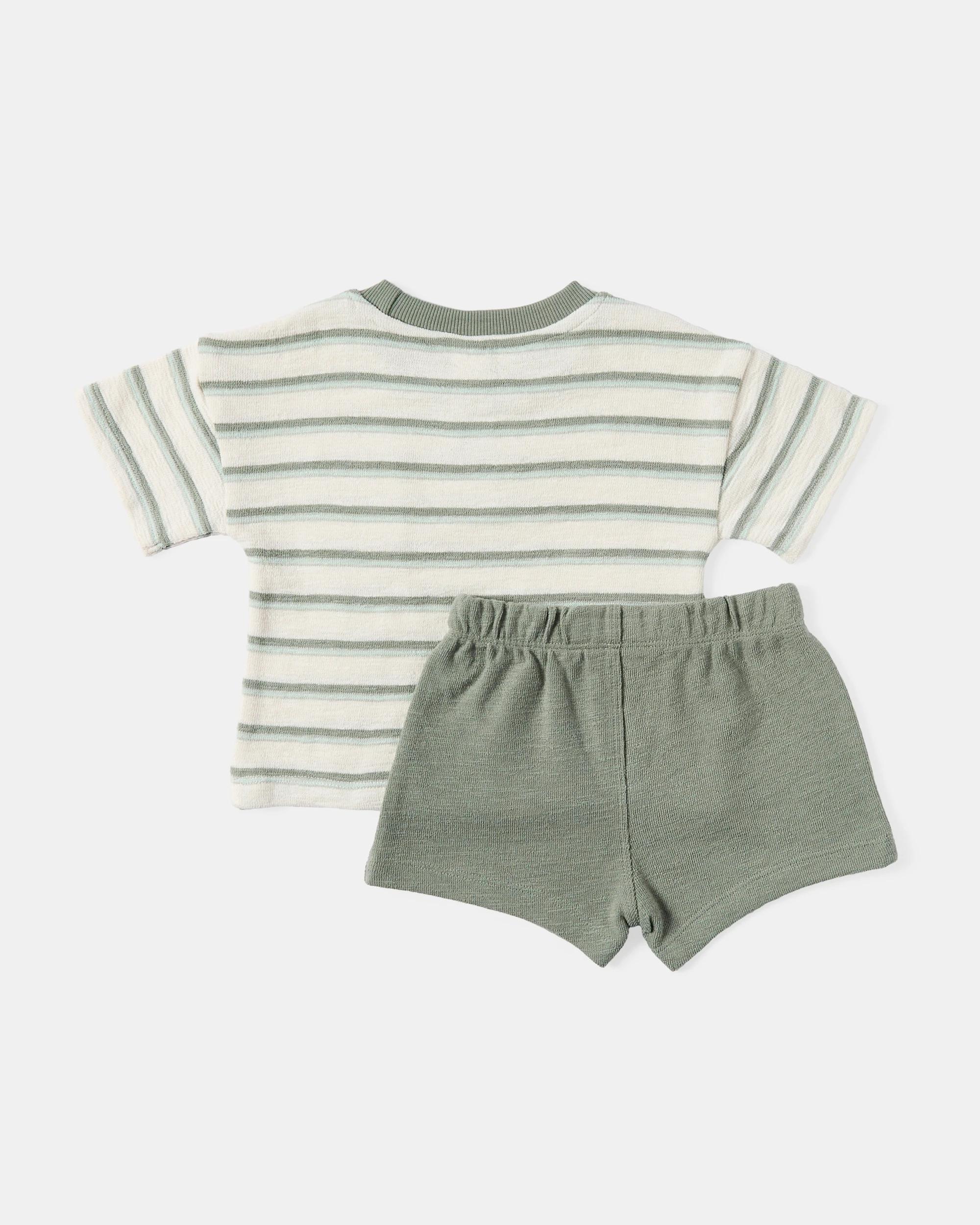 2 Short Sleeve Slub Set Stripes, 2 of 6