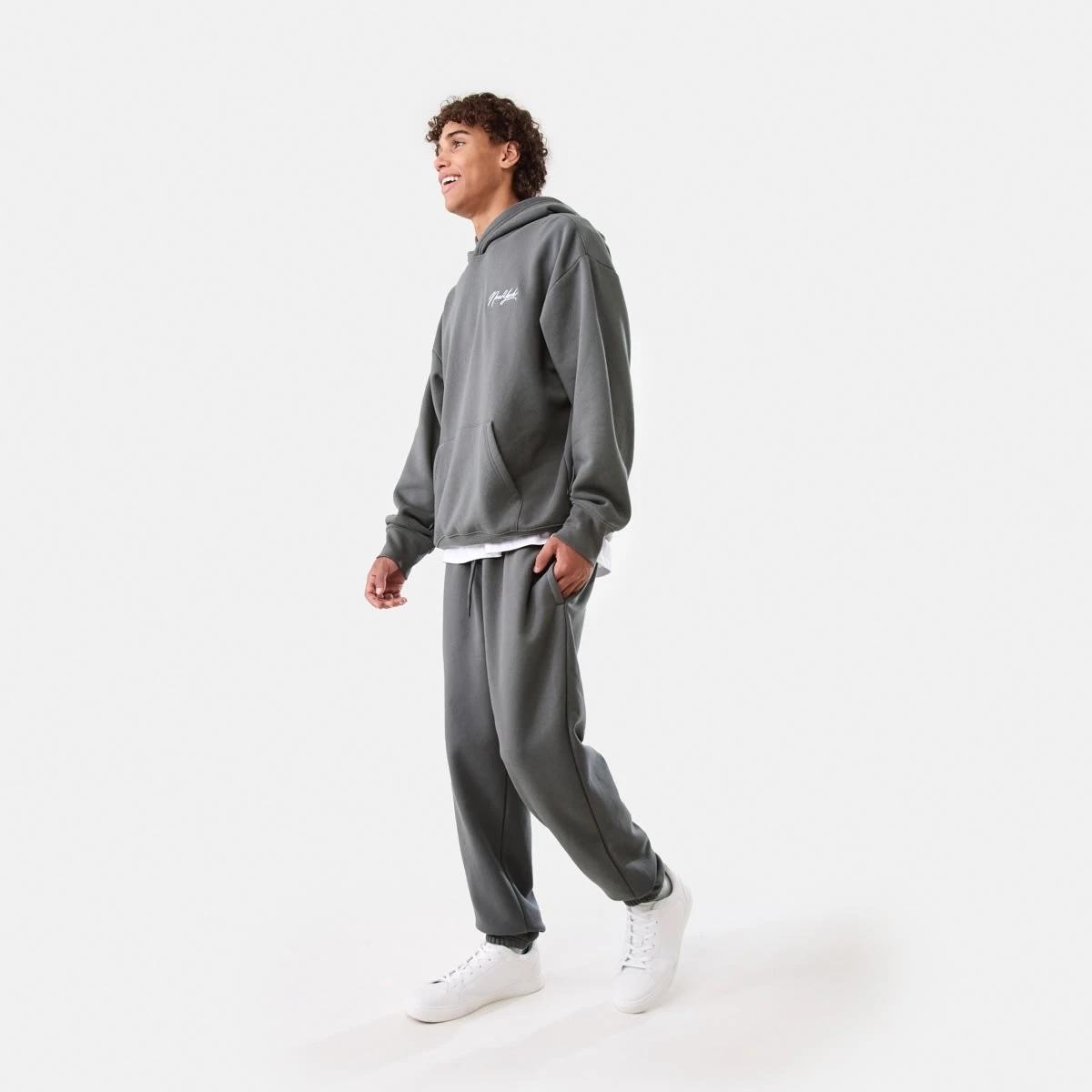 3 Loose Fit Trackpants Gry Seal, 3 of 6