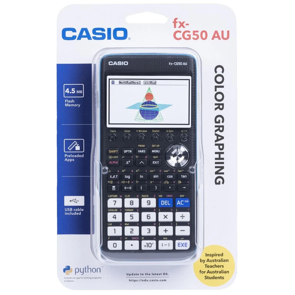 3 Casio Colour Graphic Calculator fx-CG50 AU, 3 of 5