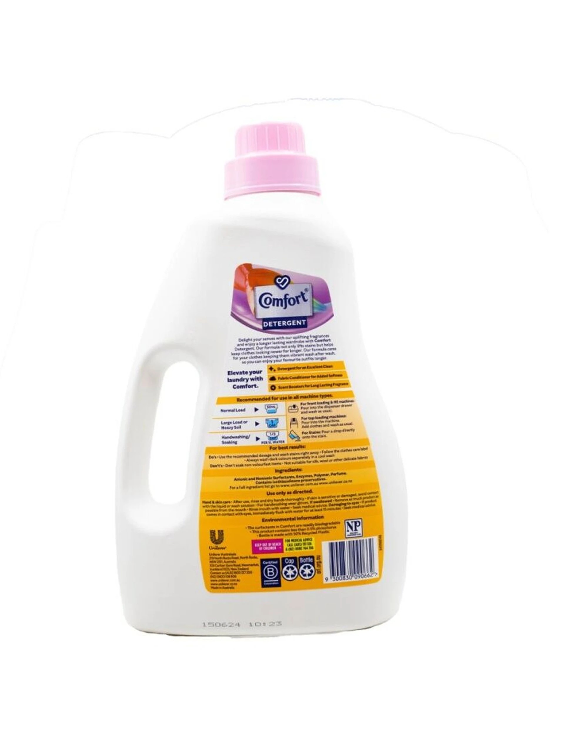3 Comfort 3PK Laundry Detergent Vibrant Colours For Brighter Clothes 2L 40 W - White, 3 of 3