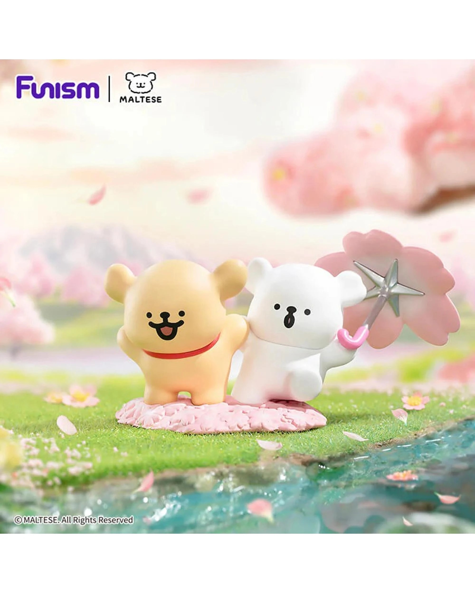 6 Funism Maltese Cherry Blossom Series Figures Blind Box, 6 of 9