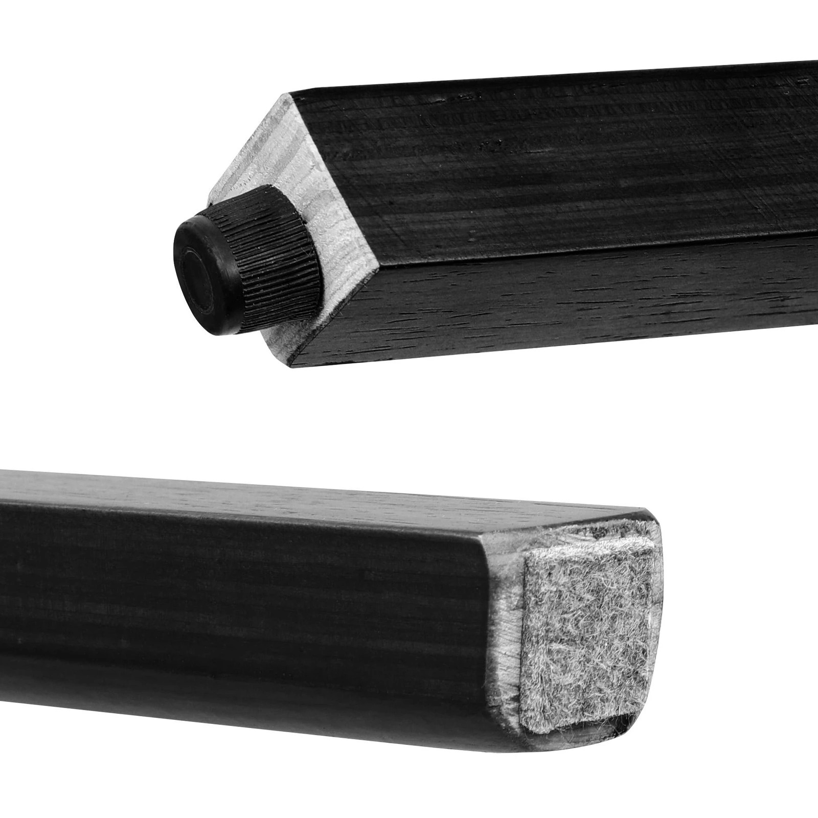 8 Alfordson 2x Wooden Bar Stools Noah Kitchen Dining Chair Vintage Retro - Black, 8 of 10