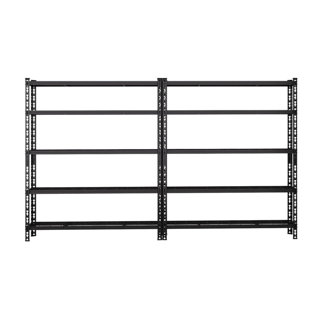 3 1.8MX2.4M Giantz Garage Shelving Warehouse Rack - Black, 3 of 6