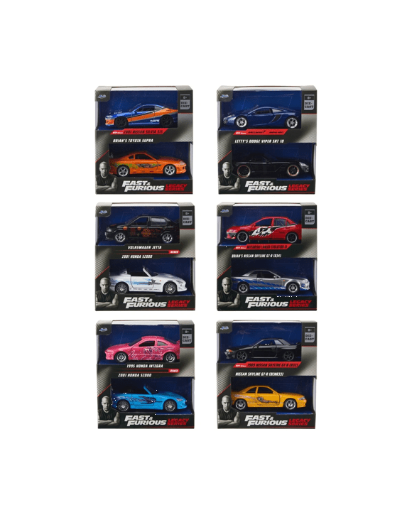 2 Pack Fast & Furious Die-Cast Legacy Series - Assorted