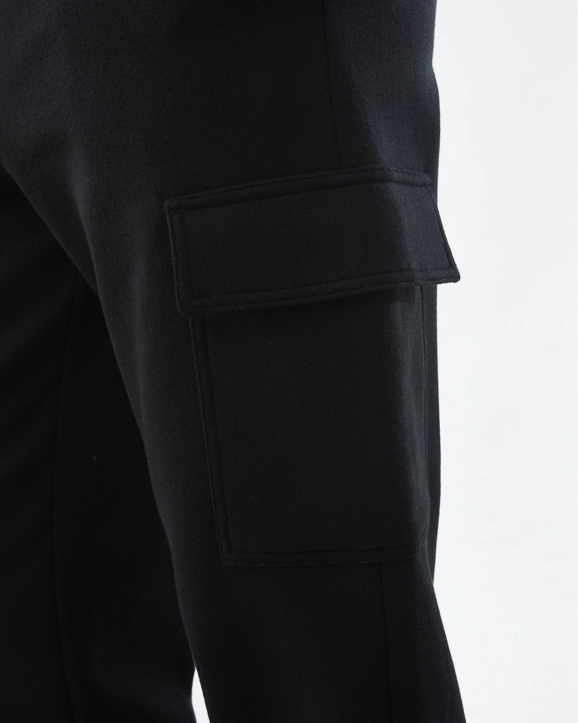 6 Cargo Cuff Trackpants Black, 6 of 6