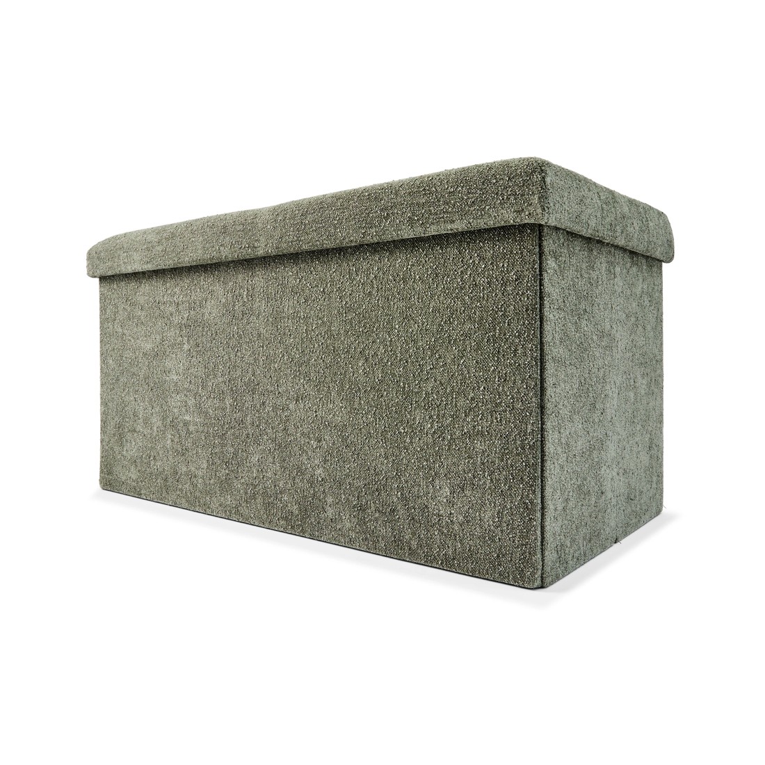 2 Rectangle Storage Ottoman - Green, 2 of 9
