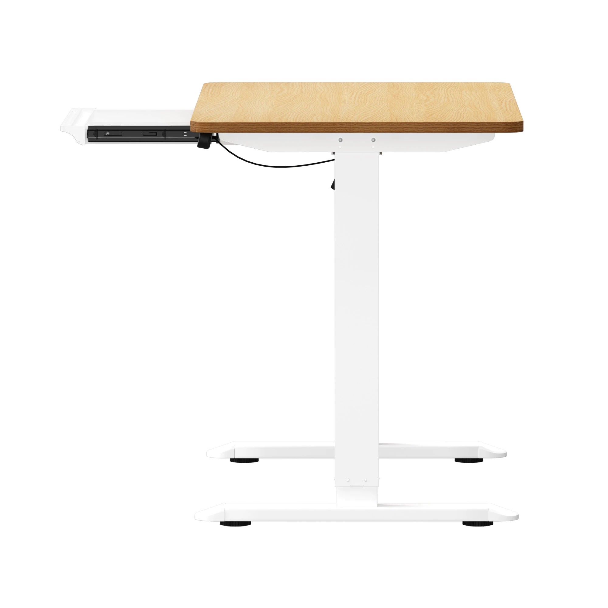 3 Oikiture 120cm Electric Standing Desk With Drawer Height Adjustable
 - Multi, 3 of 4