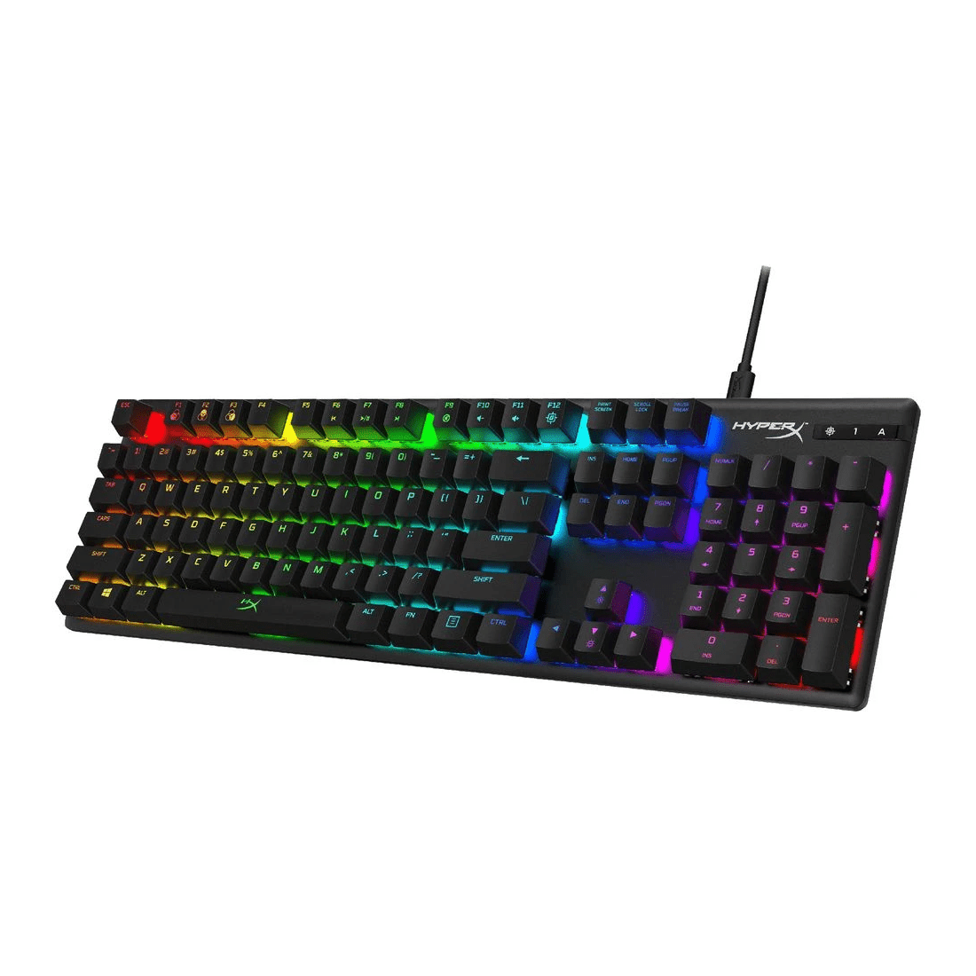 2 HyperX Alloy Origins Mechanical Keyboard HX Red Switch, 2 of 10