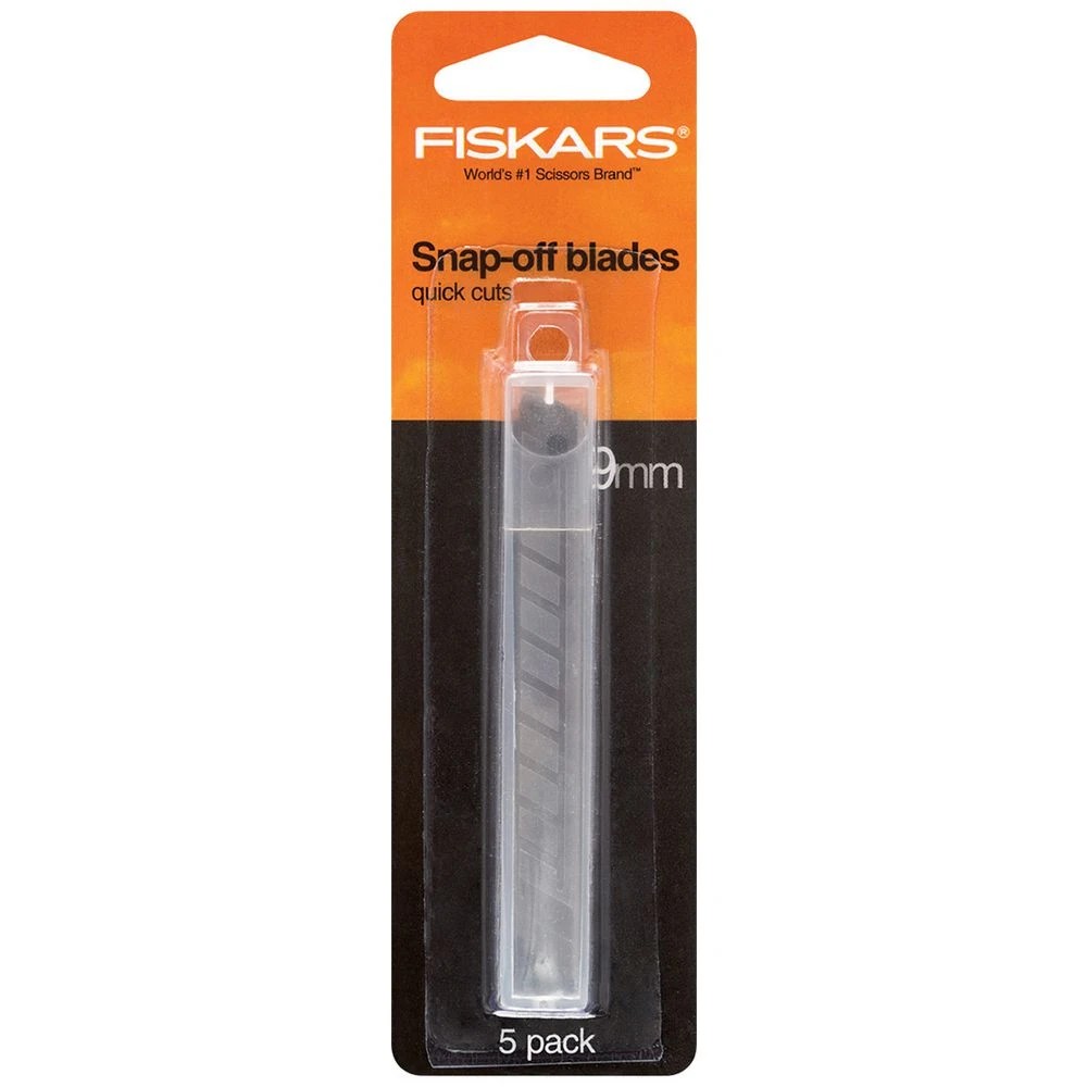 1 Fiskars Replacement Blades for 9mm 5 Pack, 1 of 3