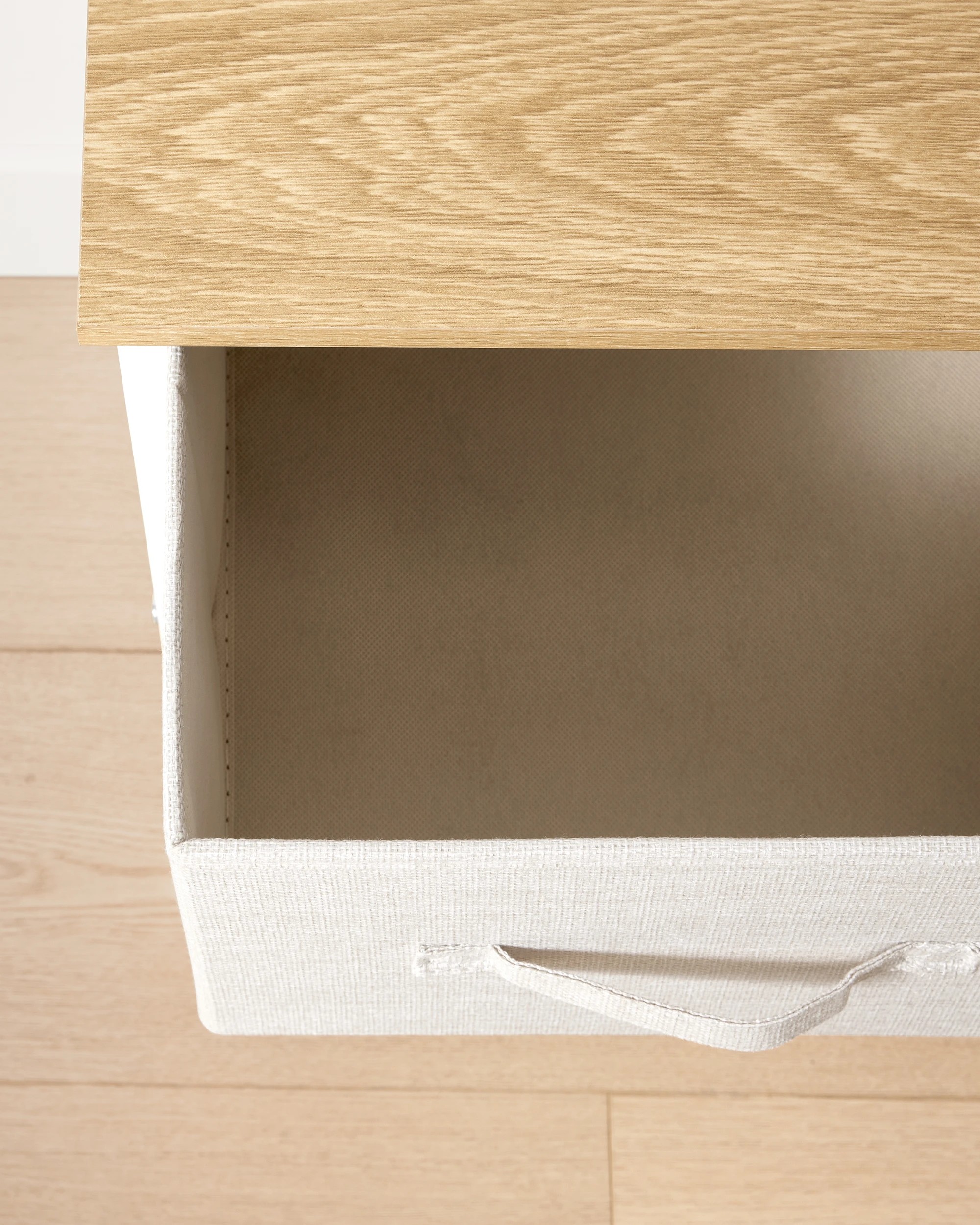 6 Linen Look 5 Drawer Chest - Beige, 6 of 7
