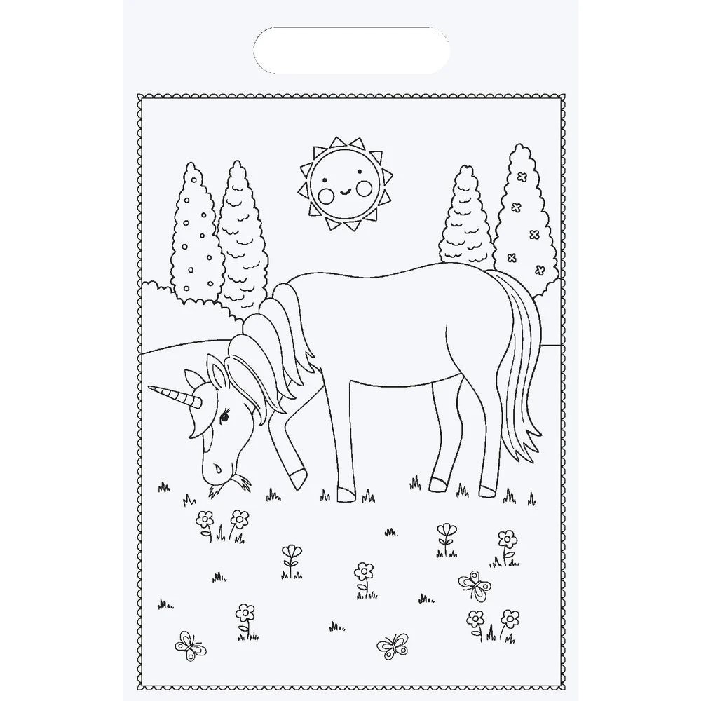 4 Lake Press Deluxe Colouring Pad Unicorn Magic & Friends, 4 of 4