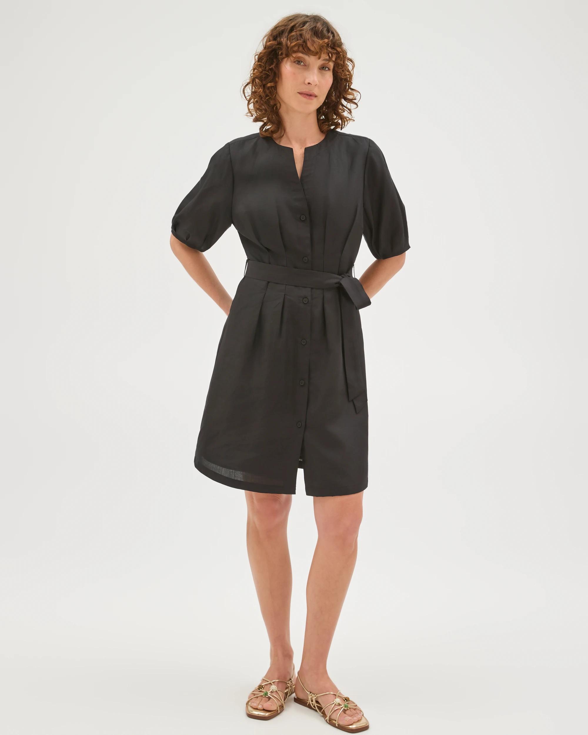 1 Preview Kylie Seam Mini Dress BLACK, 1 of 7