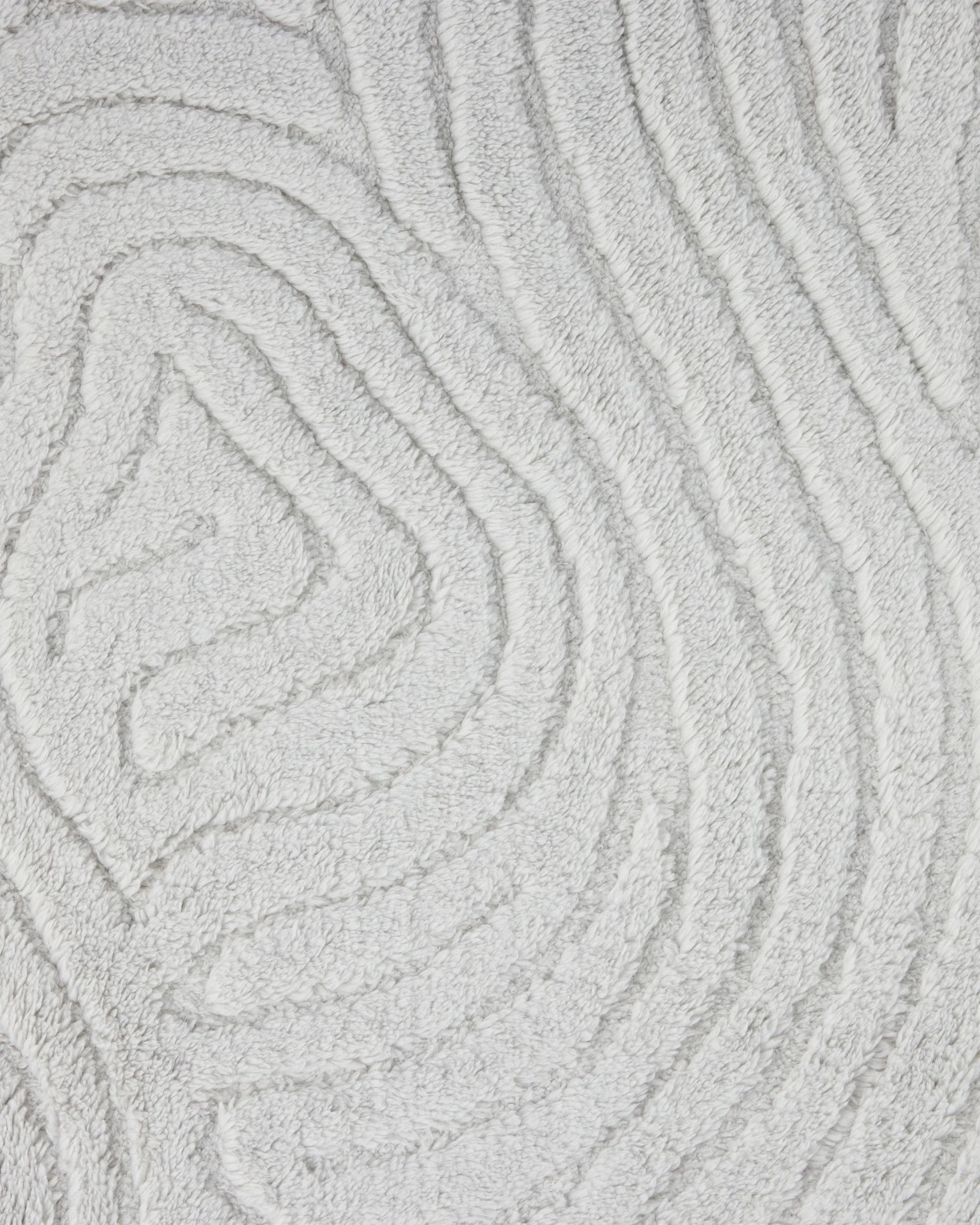 4 Memory Foam Bath Mat - Grey Wave, 4 of 5