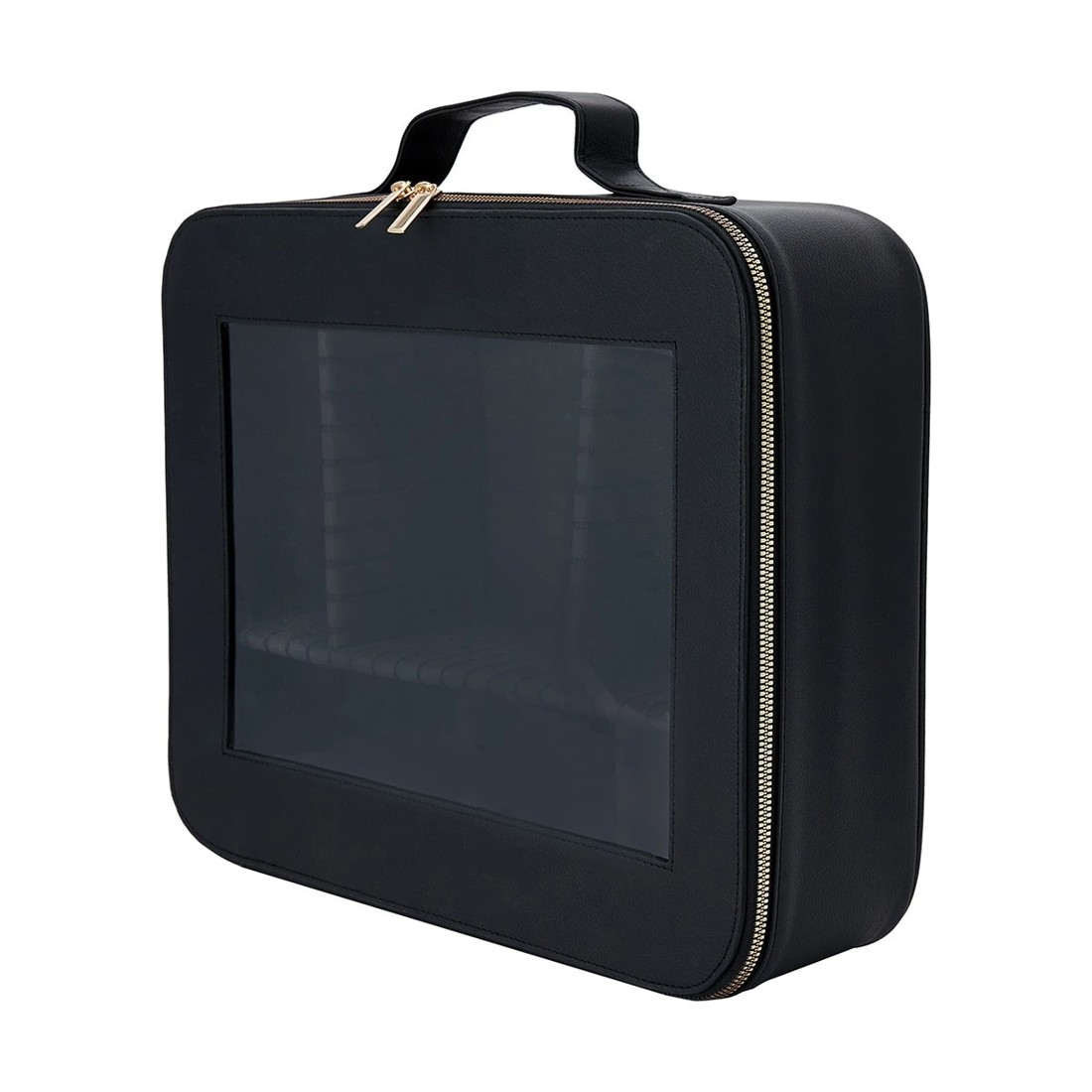 1 OXX Cosmetics Makeup Organiser - Black, Large, 1 of 9