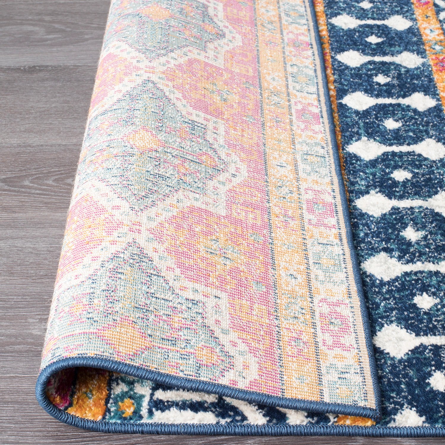 5 Common Ground Rugs Bluebay 455 230x160cm - Medium Power Loomed Pet Friendly Floor Rug - Blue, 5 of 7