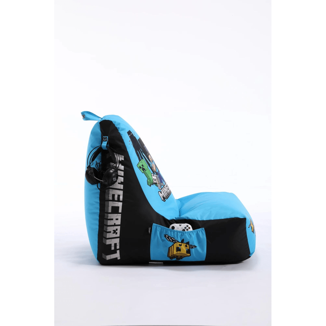 3 Minecraft High Back Bean Bag Cover - Blue, 3 of 10