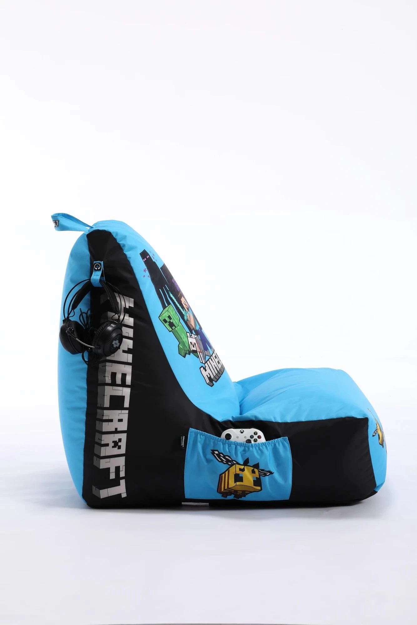 3 Minecraft High Back Bean Bag Cover - Blue, 3 of 10