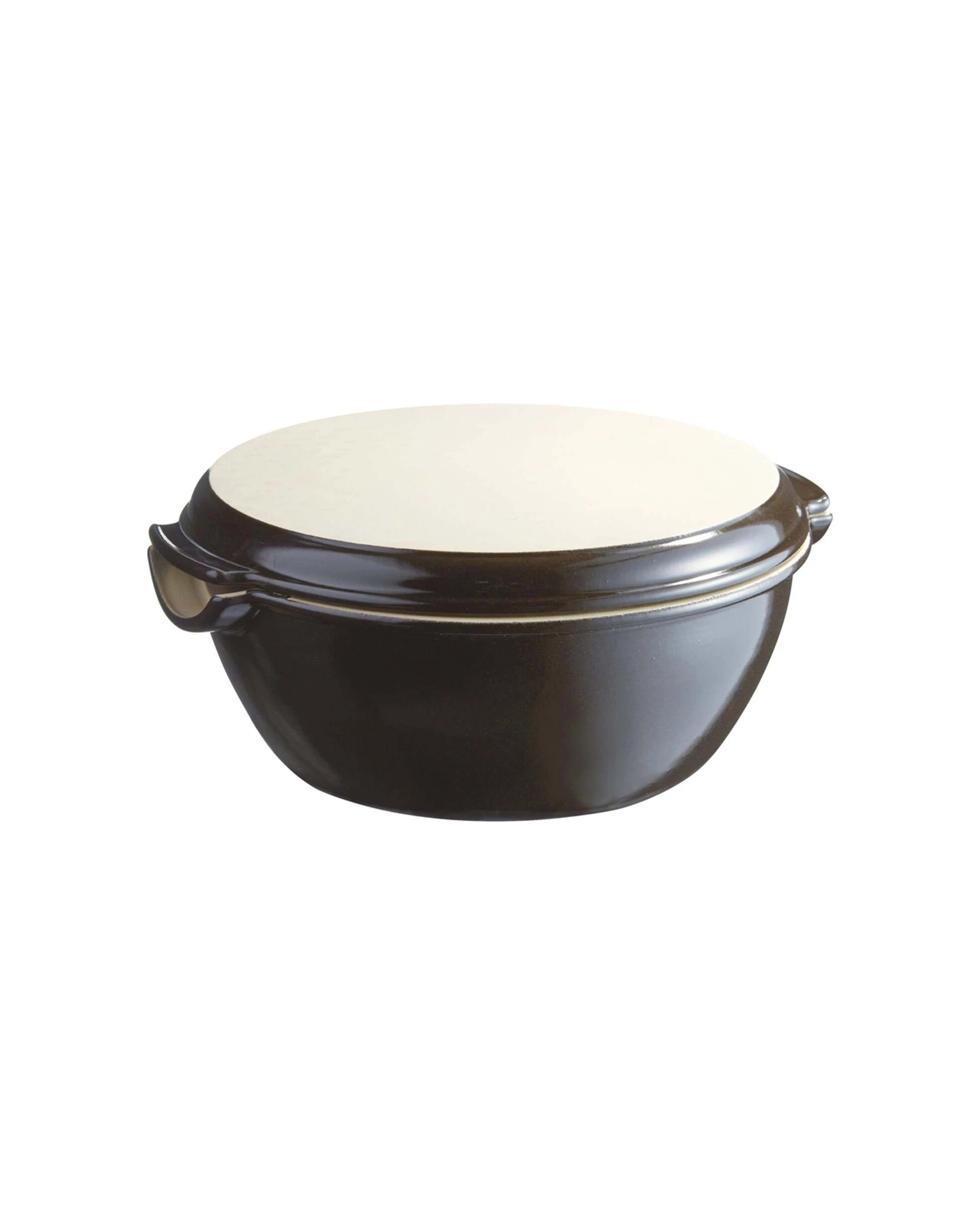5 Emile Henry 32.5cm Ceramic Round Bread Baker Dish W/ Lid Oven Baking Charcoal
 - Charcoal, 5 of 9