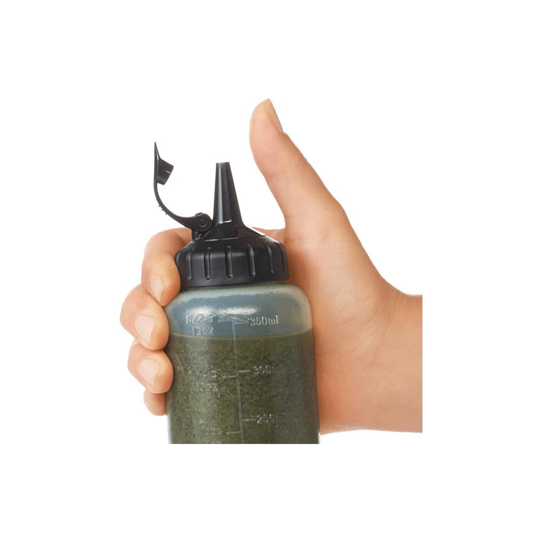 4 Oxo Chefs Squeeze Bottle Medium Sauce Dispenser With Measurement Markings
 - White, 4 of 6