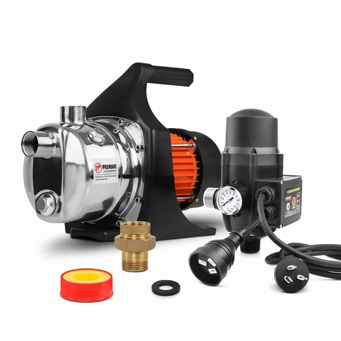 4 Giantz Garden Water Pump High Pressure 800W Max. Tank Rain Farm Irrigation House - Multi, 4 of 5