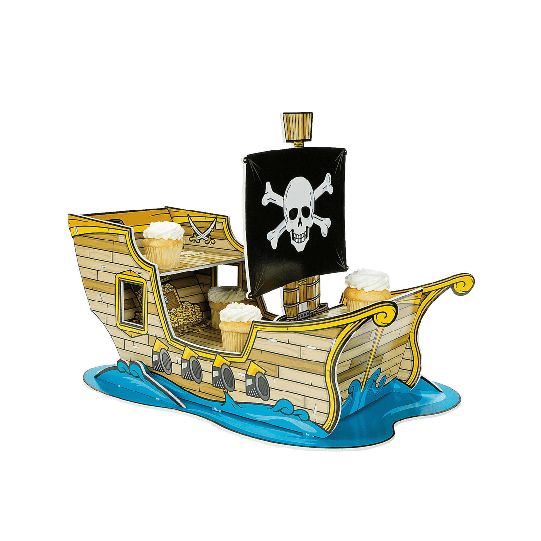 1 Fun Express Pirate Ship Cupcake Stand, 1 of 1